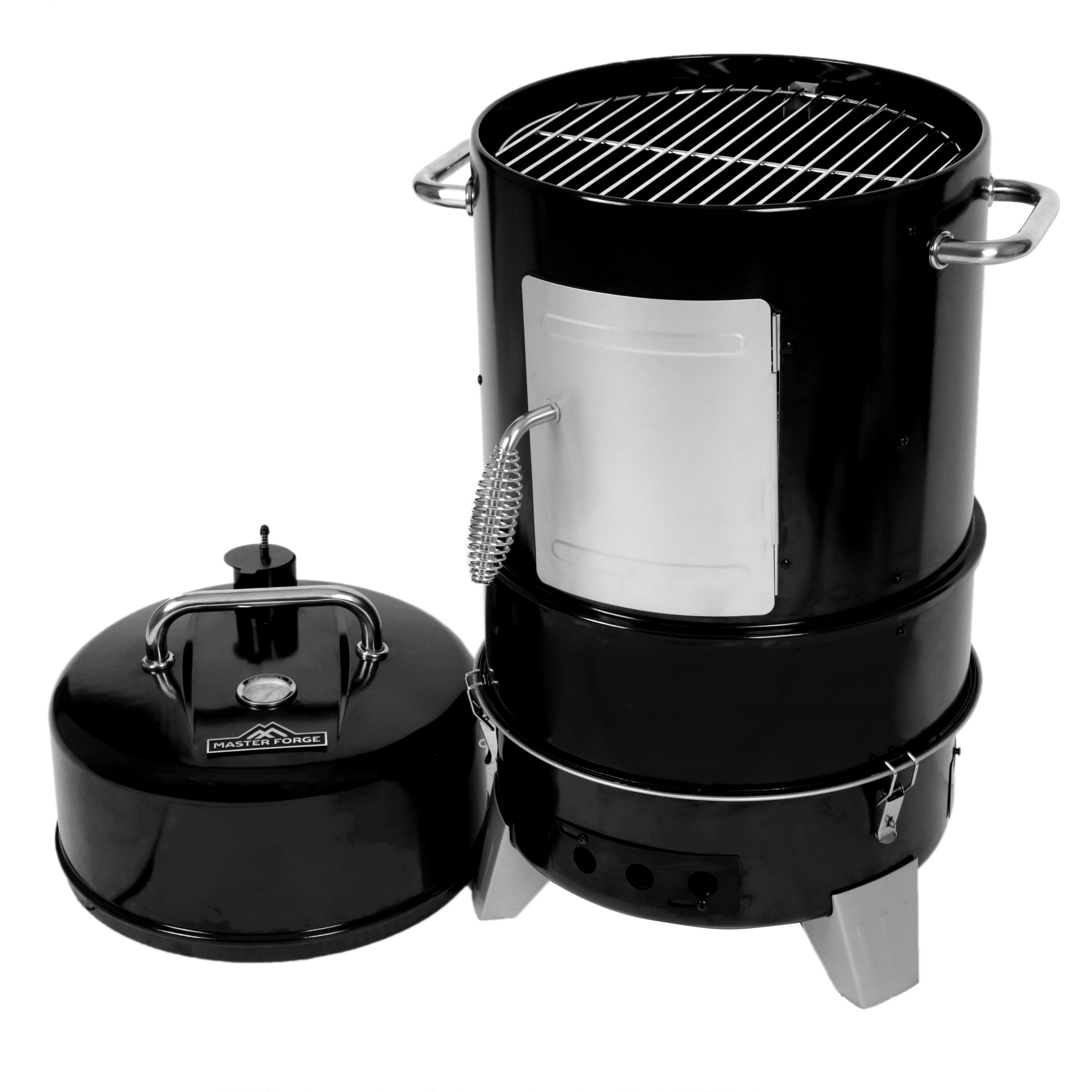 Master Forge 564 Sq In Black Vertical Charcoal Smoker In The Charcoal   66257579 