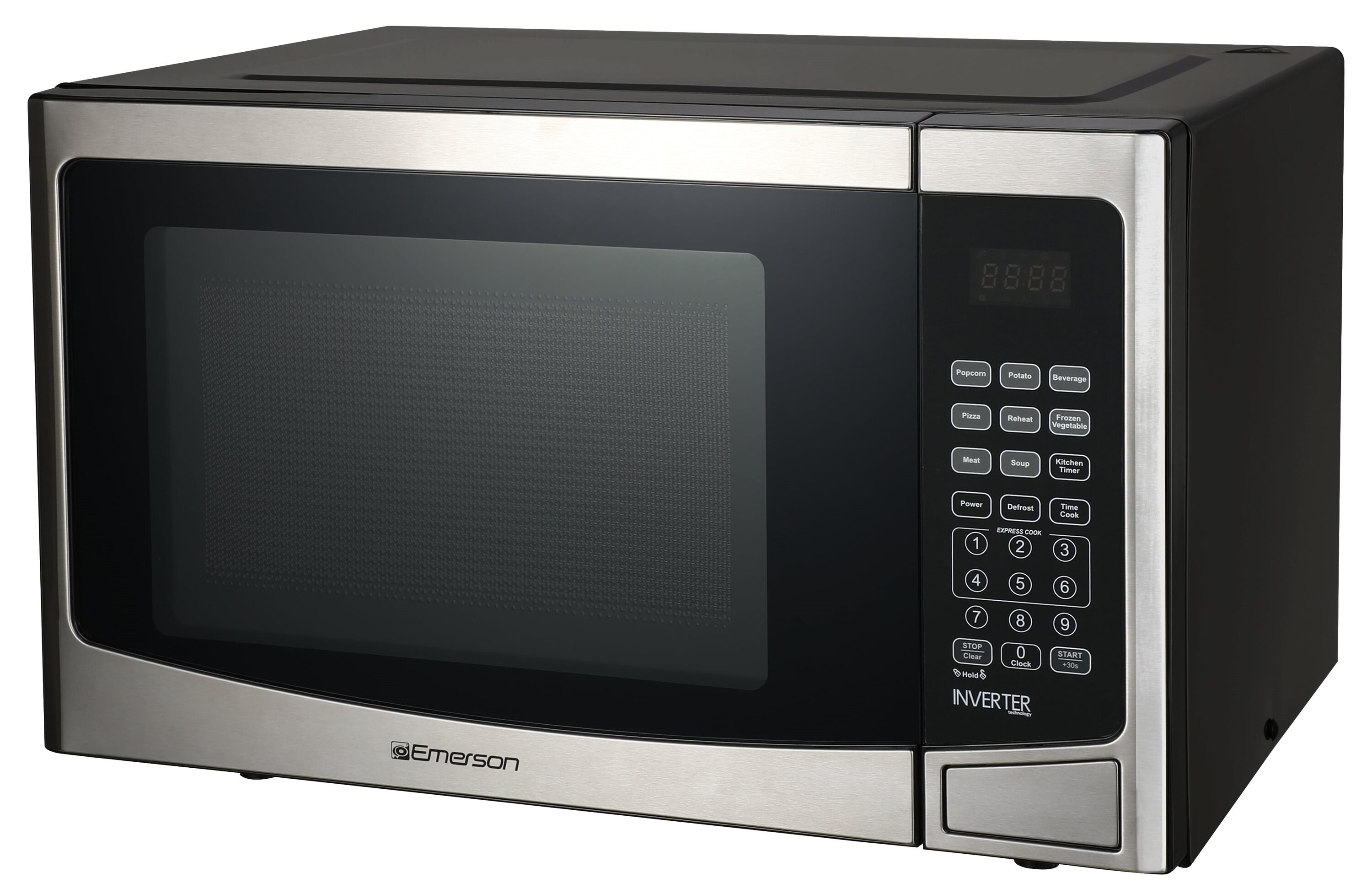 Emerson MW7302B, 0.7 Cu. ft. 700 Watt, Touch Control, Black Microwave Oven