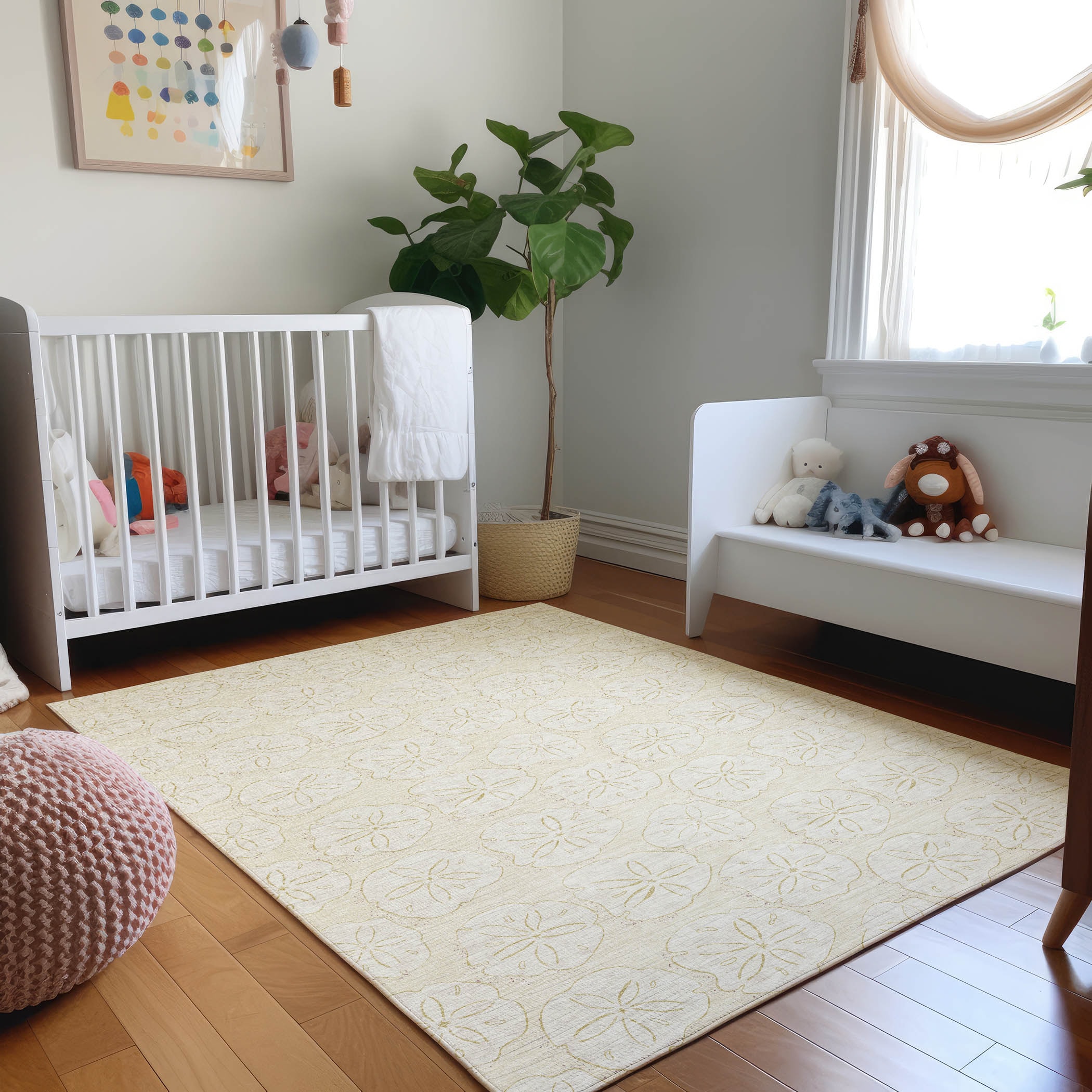 Addison Rugs AMF189SD10X14 Mayfield AMF189SD 10 x 14 (ft) Loomed Polyester Sand Rectangular Indoor Geometric Machine washable Area rug