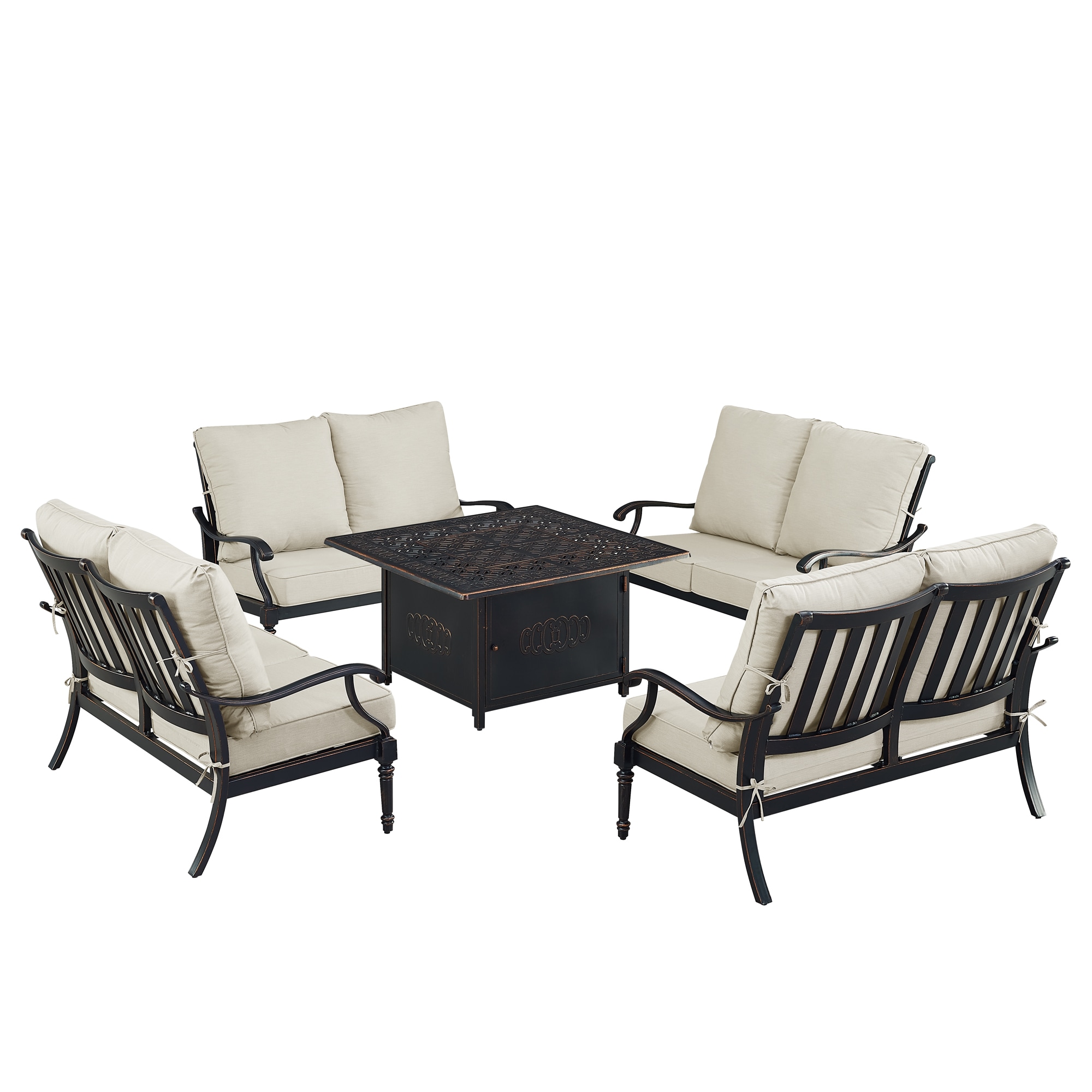 Oakland Living SHAO4LSRONINLGCUA Patio-Conversation-Sets - View #4