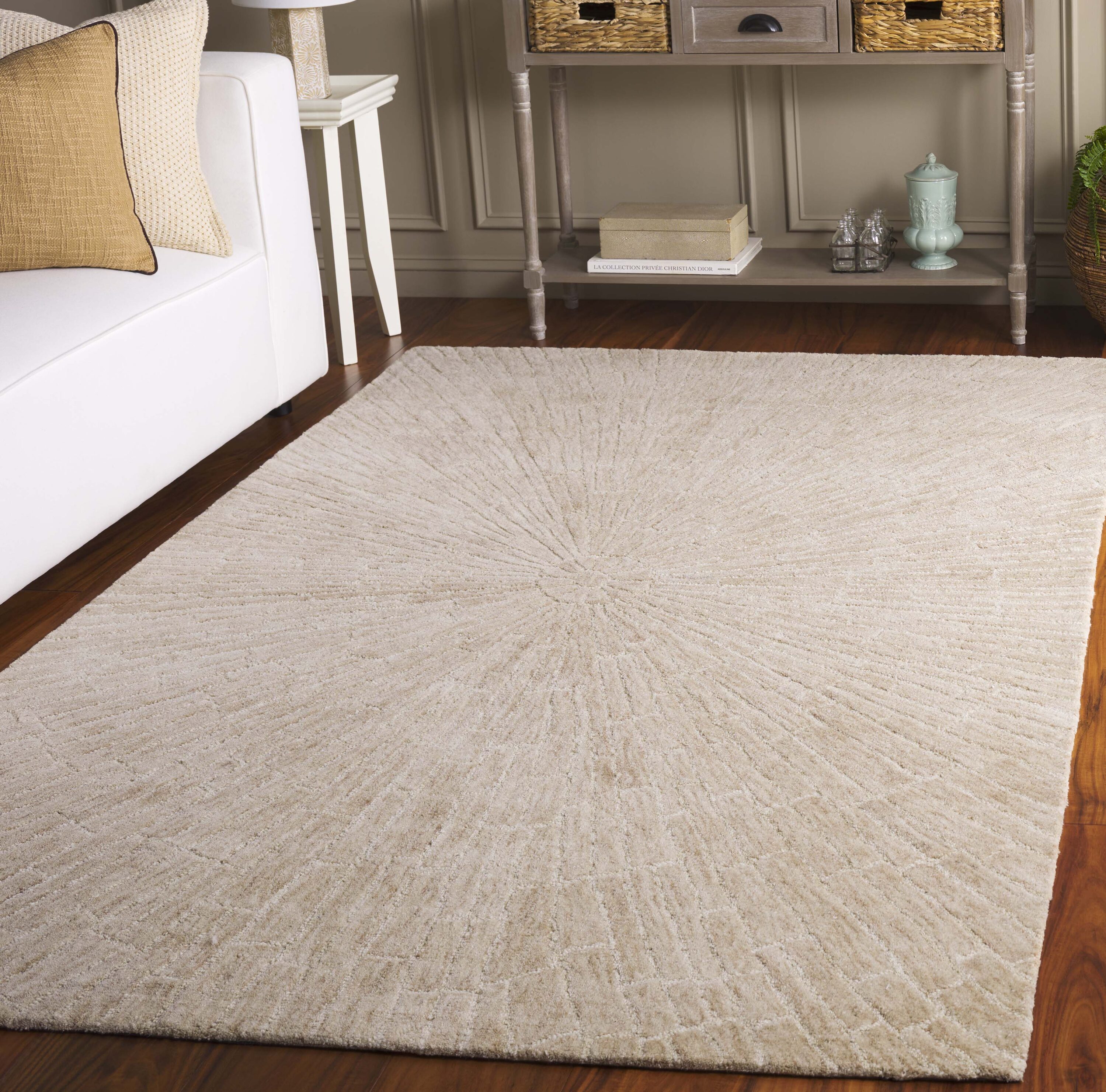  Marquee 507 Beige Modern 5ft x 8ft Medium Rectangle Rug