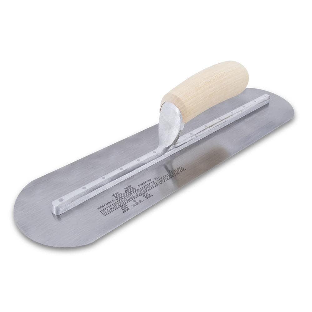 Marshalltown MXS75FR 18-Inches x 3-Inches High carbon steel Finishing Concrete Trowel