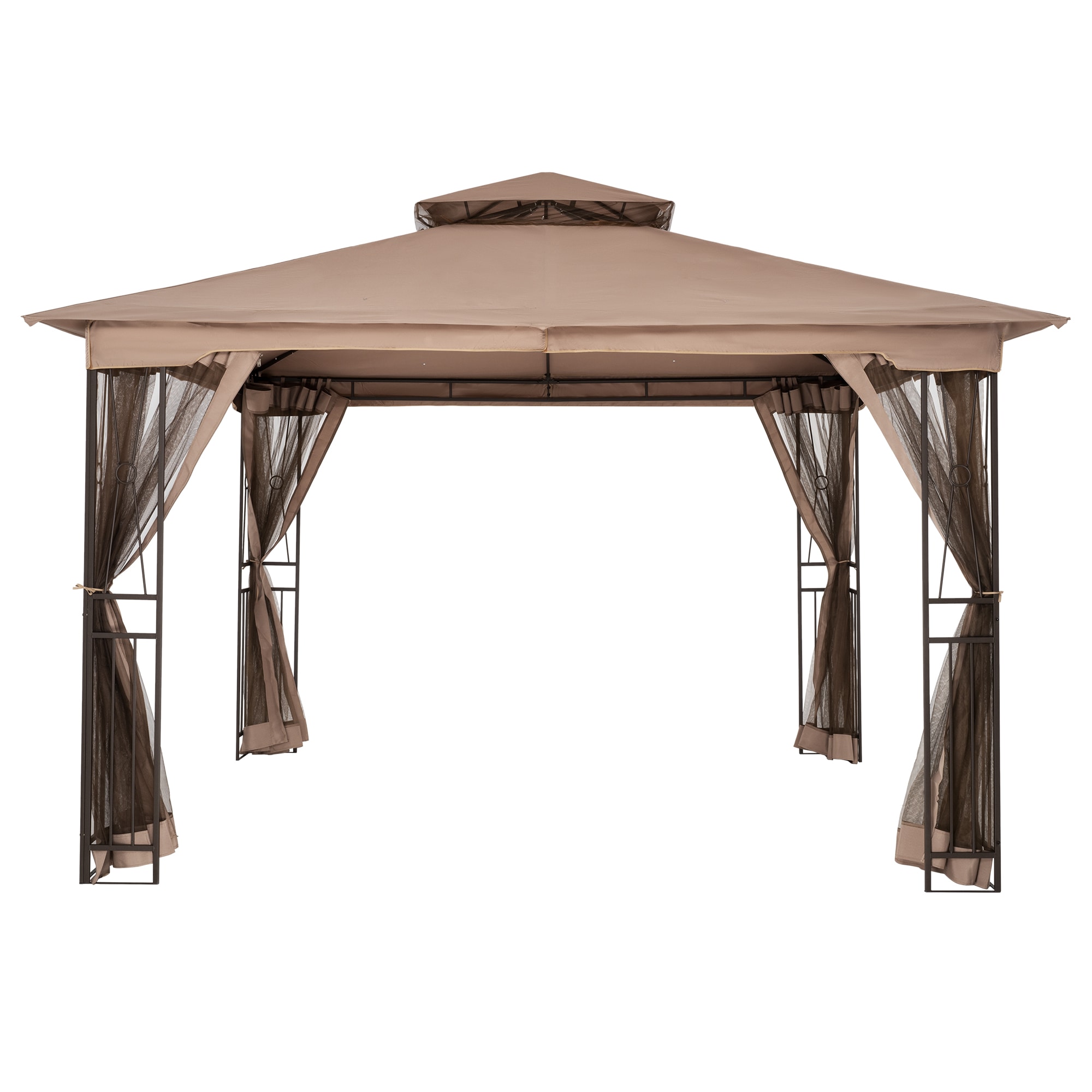  CP-ZPTY-K-WL2 10-ft x 12-ft Khaki Rectangle Semi-permanent Soft top Roof