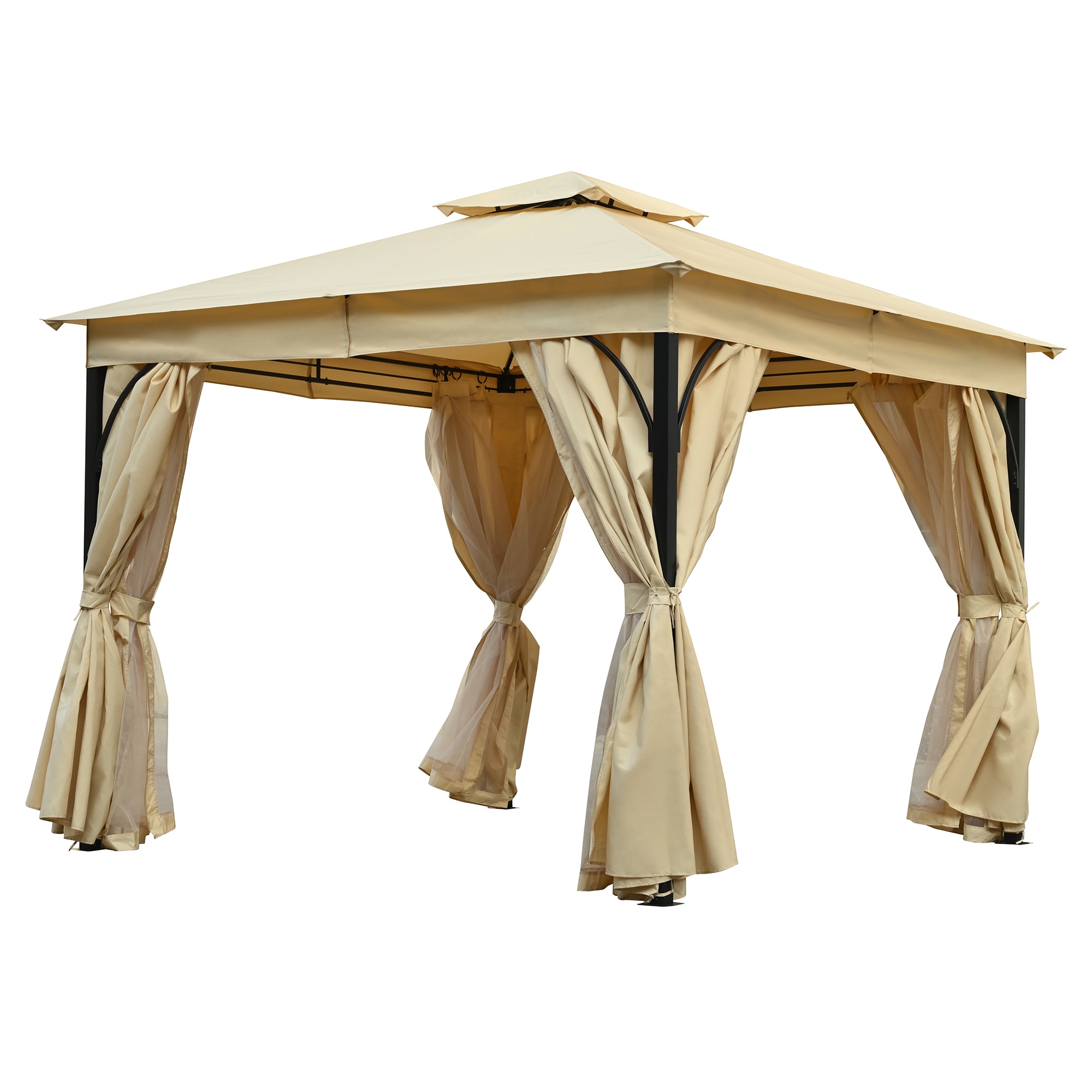 ModernLuxe L-N715P261160A Wood-Resin-Gazebos - View #9