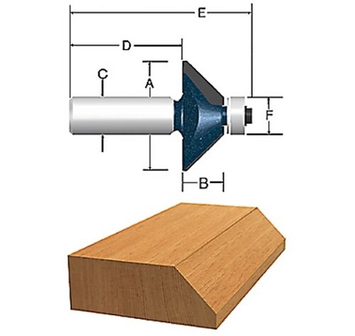 Bosch 85597MC Carbide-Tipped Router Bit