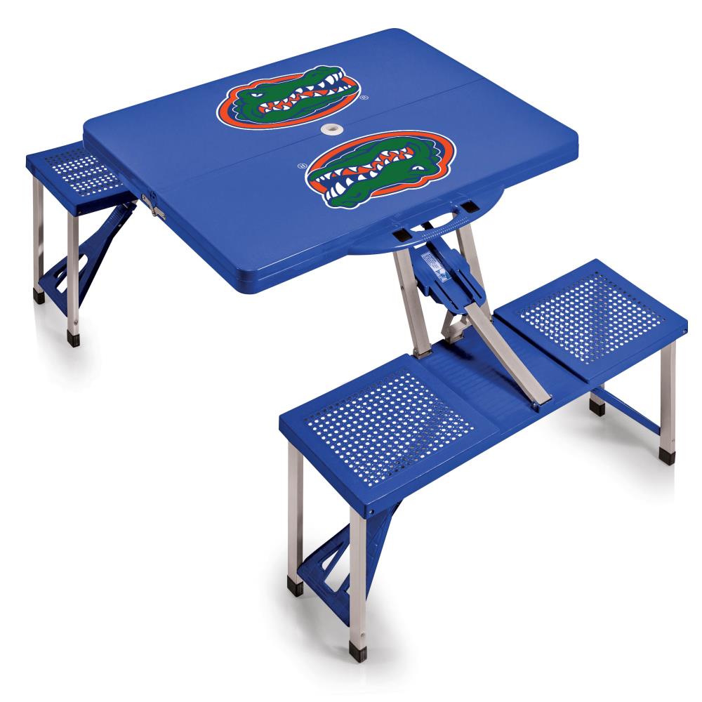 Picnic Time 811-00-139-164-0 Florida Gators 54-in Blue Plastic Rectangle Folding Picnic Table