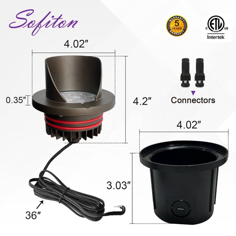 Sofiton MLWL-6W-30K-SHLD Well-Lights - View #2