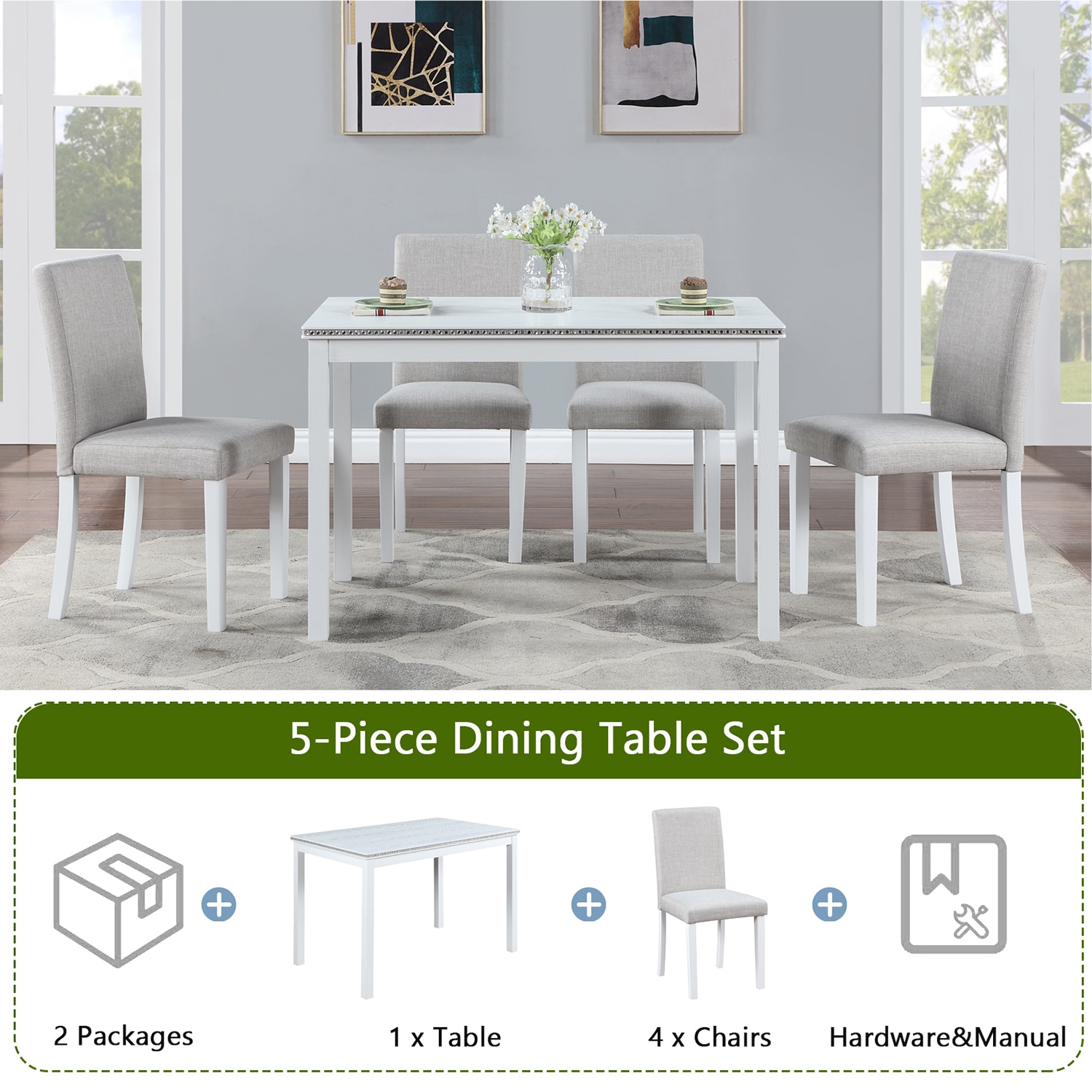 GZMR GM-W1949 Dining-Sets - View #6