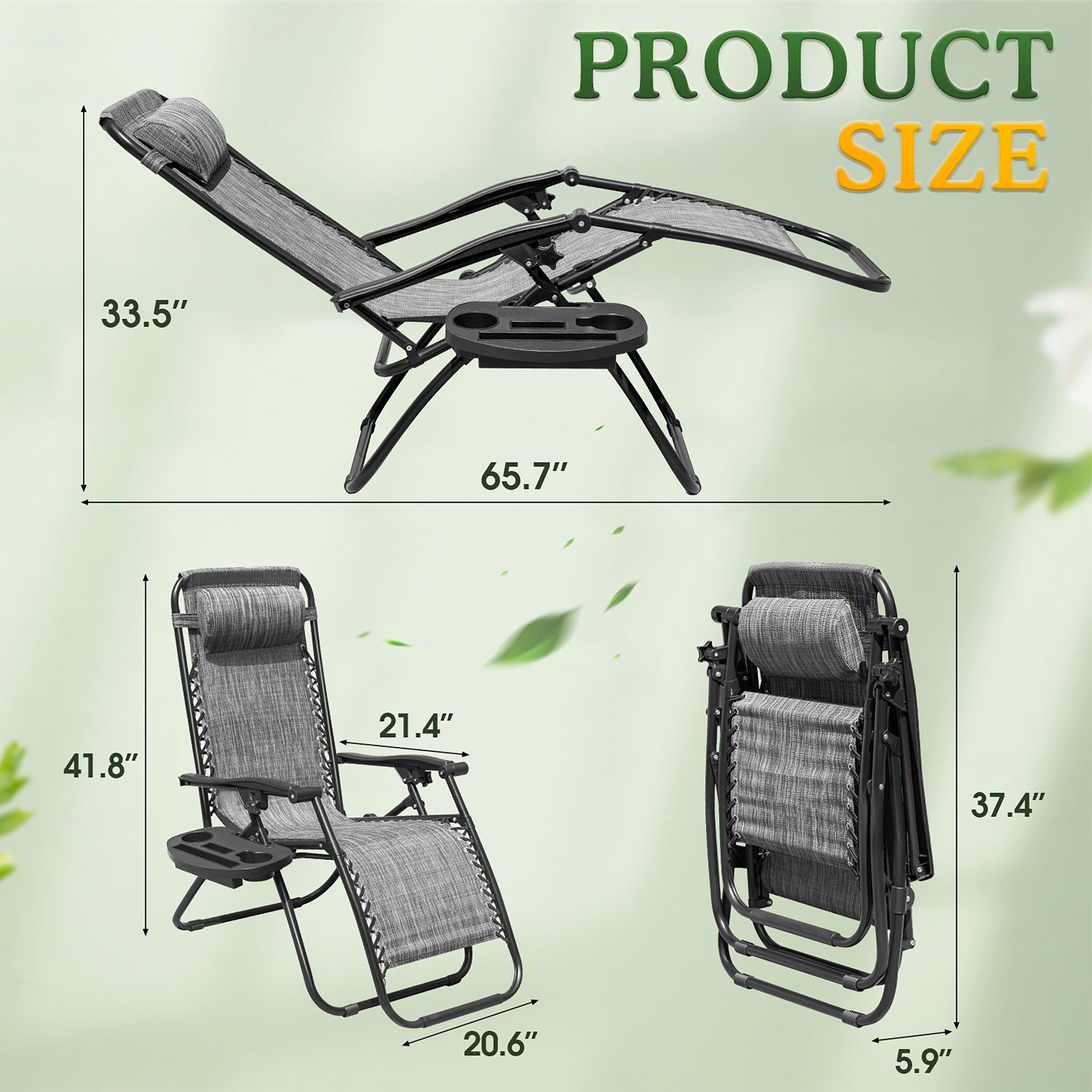Vineego LS-LCZG212CDG Patio-Chairs - View #7