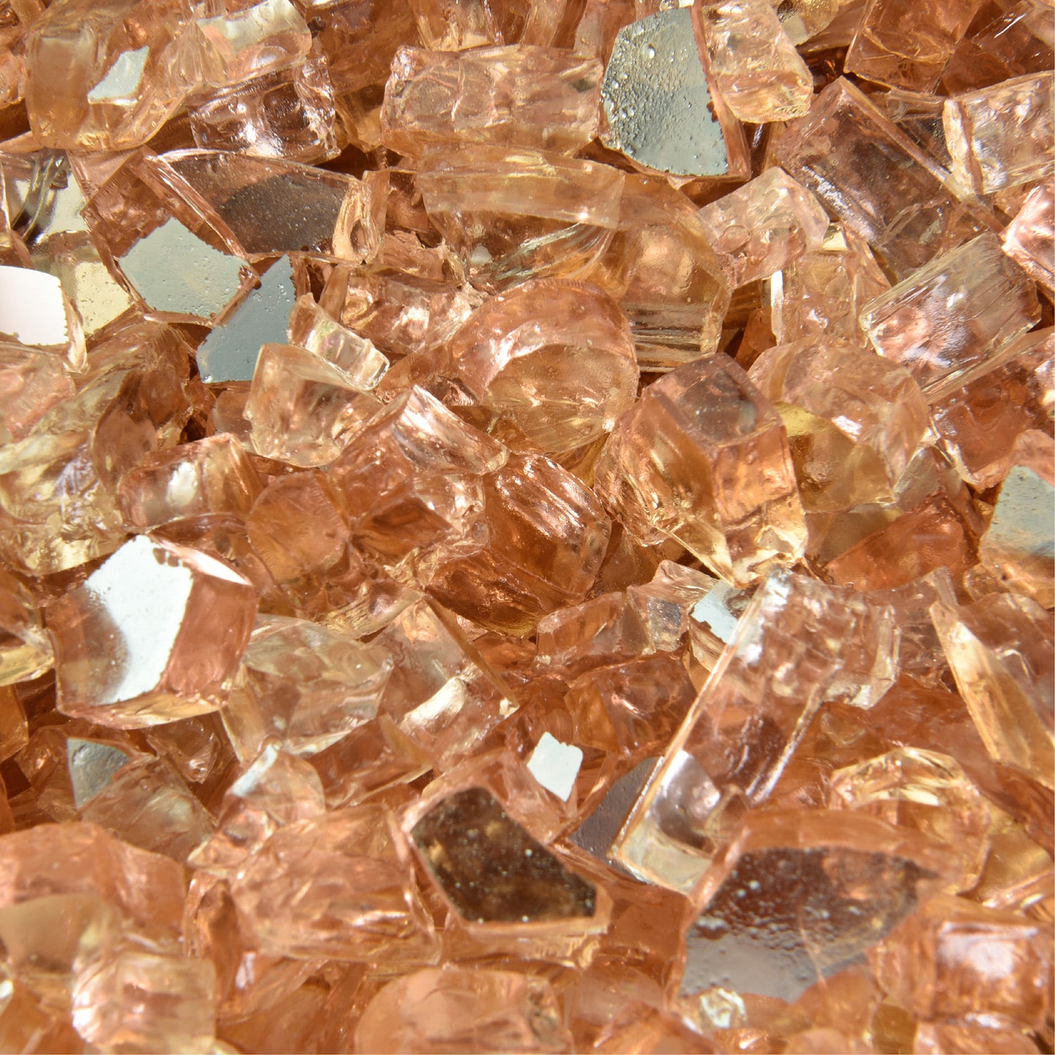 Yard Elements F2-X03A-UPHT Citron Reflective- Fire Glass For Indoor and Outdoor Fire Pits or Fireplaces 10 Pounds 1/4-in