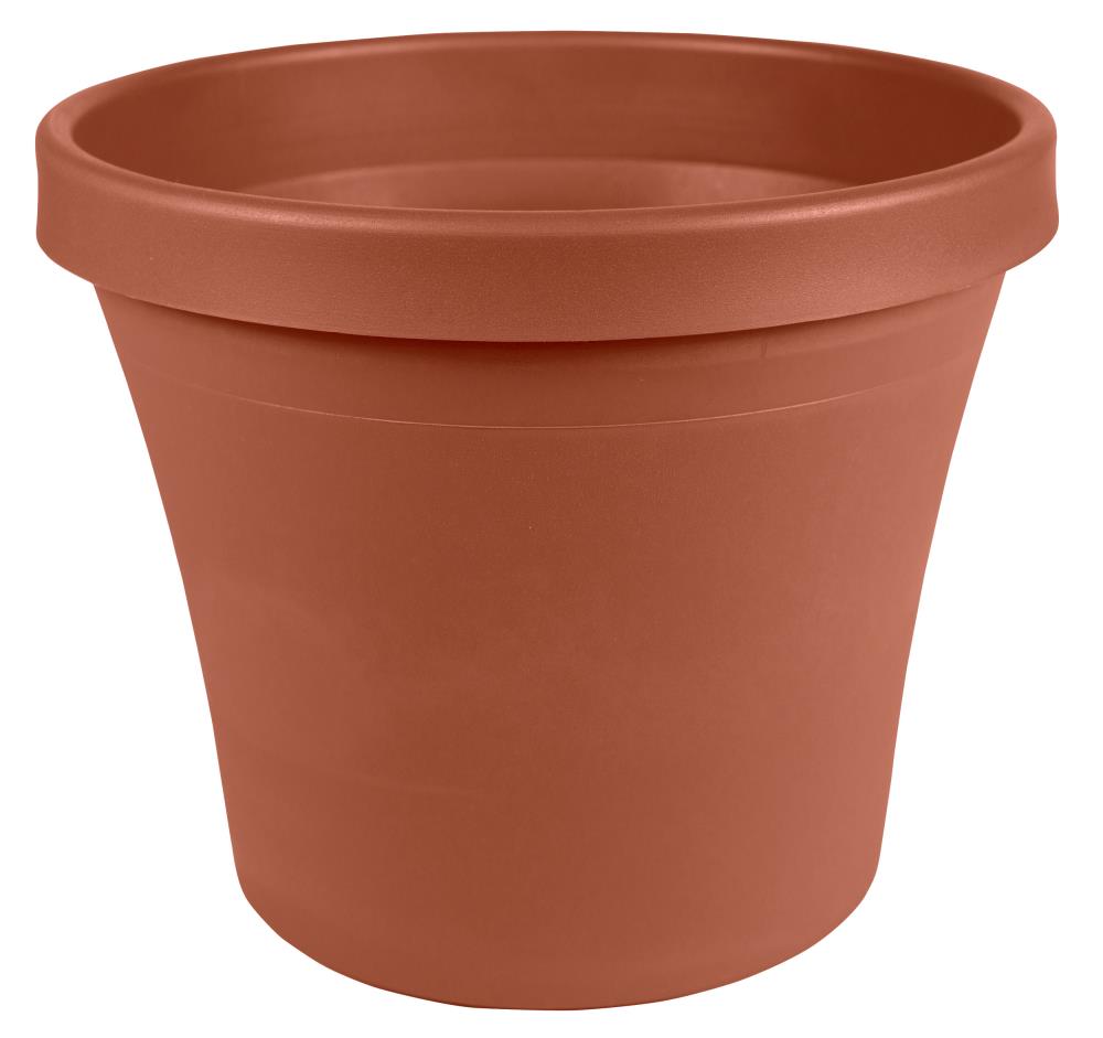 Bloem 23.75-in W x 20.25-in H Terra Cotta Planter in the Pots & Planters department at