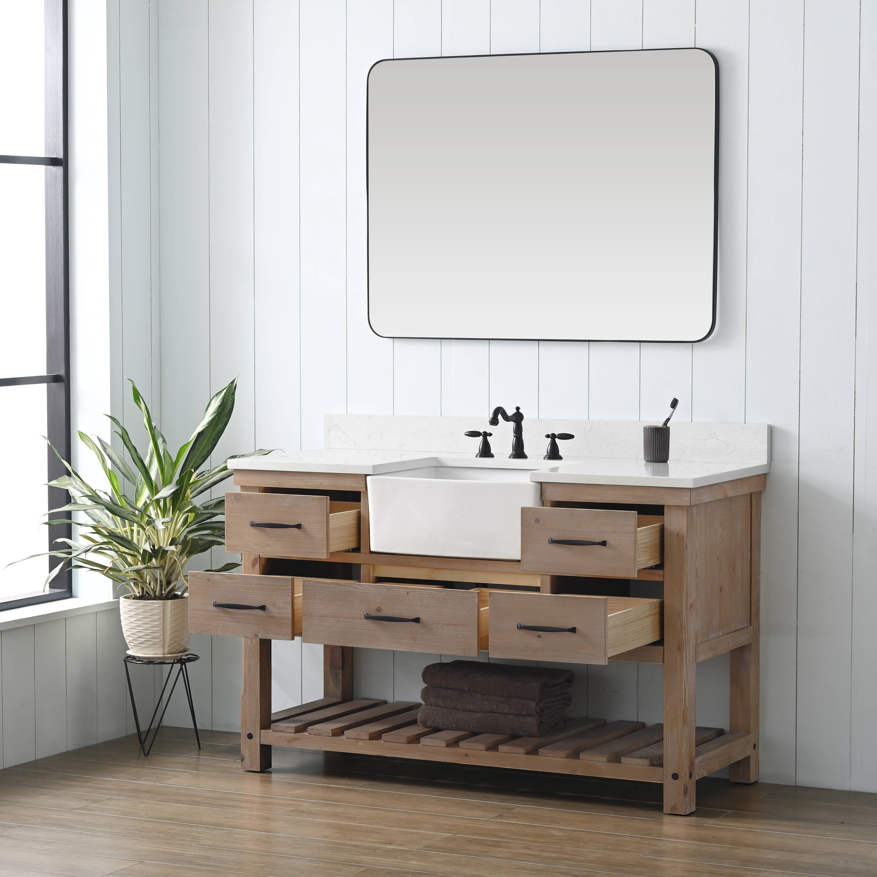 Sudio Design WESLEY-54WN-S Bath-Vanity-Combo - View #7