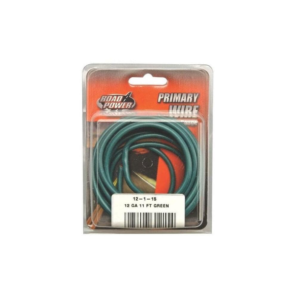Road Power 55671533 12 Gauge, Red, 11-ft Automotive Copper Wire, 11' 