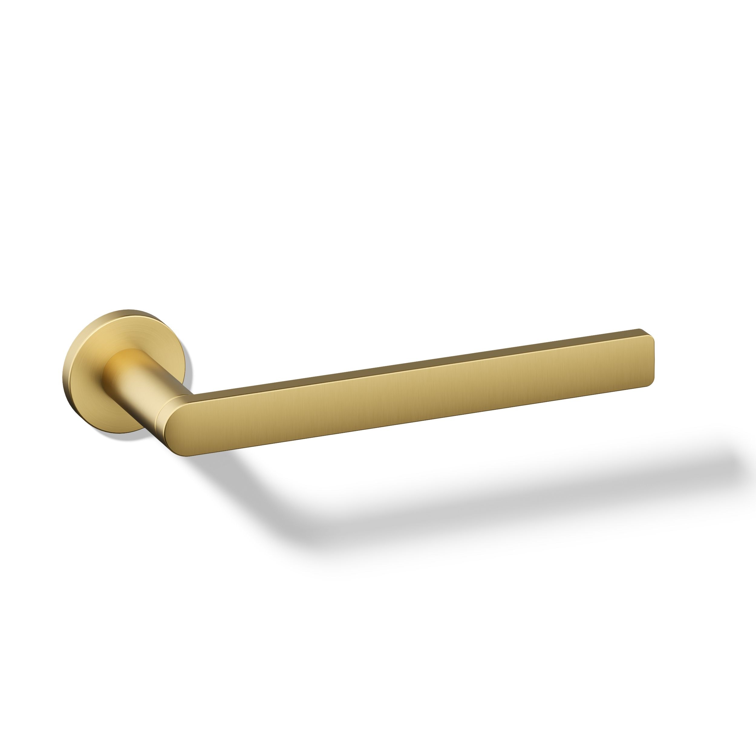 KOHLER Composed 9-in Vibrant Brushed Moderne Brass Wall-mount Single Towel Bar