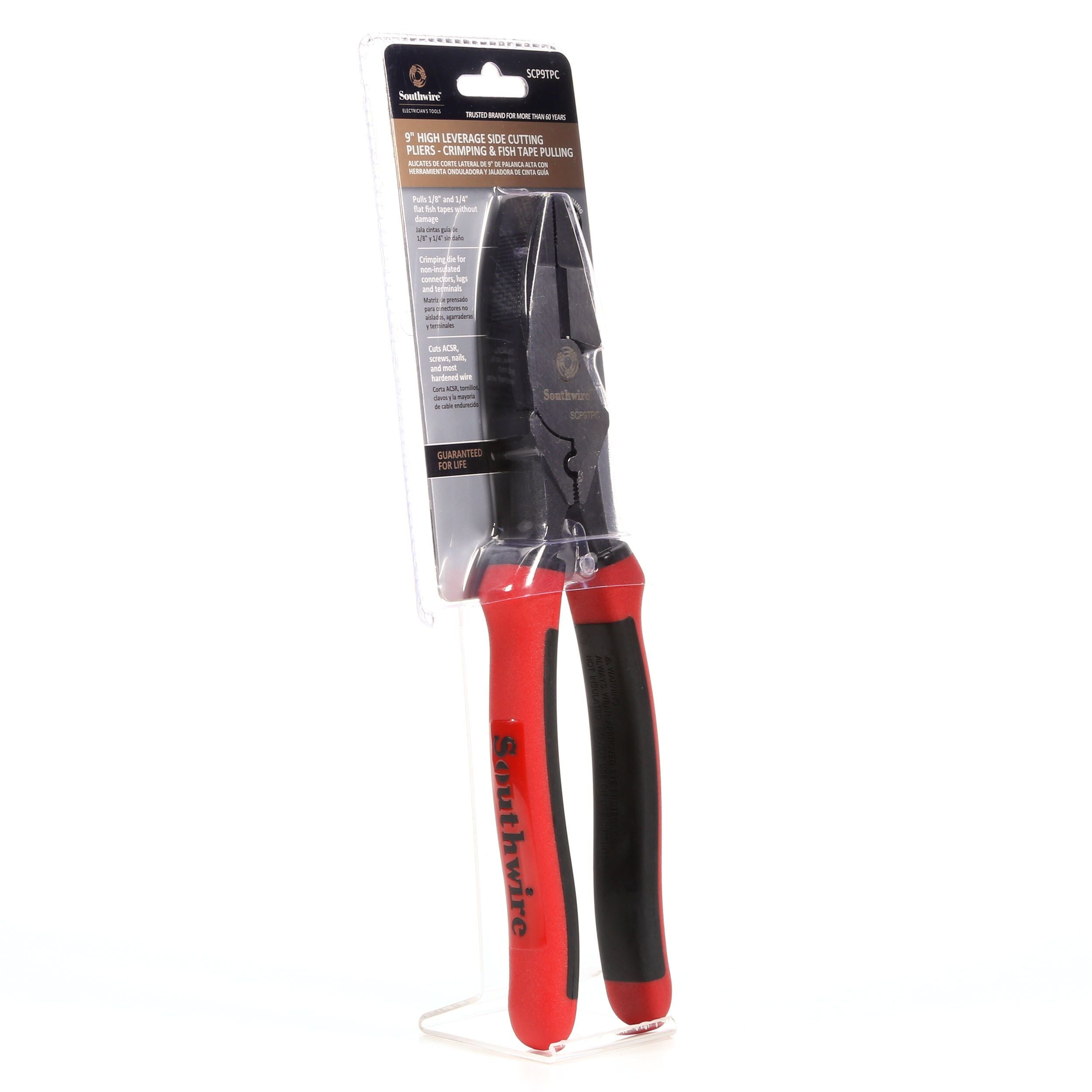 LINEMANS PLIERS 9.5" INCH LONGHIGH LEVERAGE SIDE CUTTING PLYERSSIDECUTTERS 