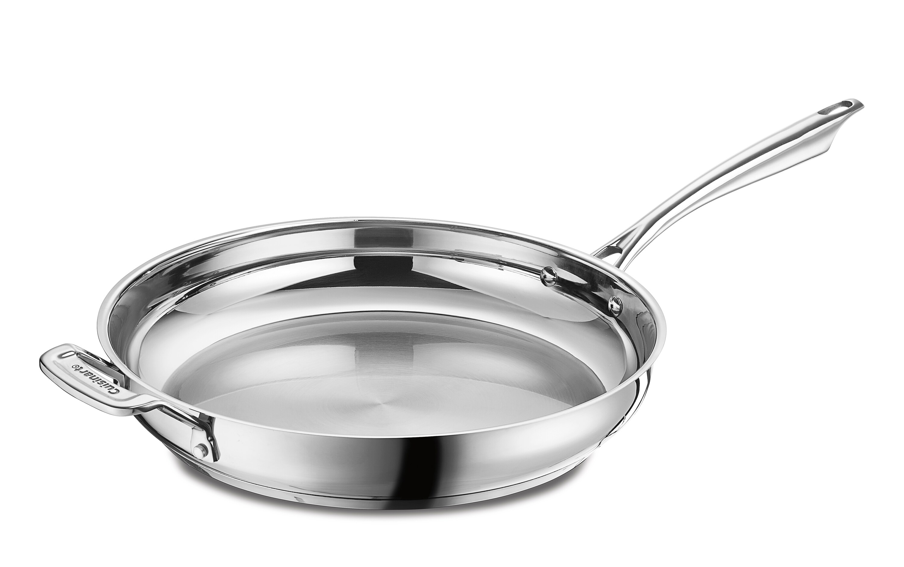 Cuisinart 2-Piece Chef's Classic 7.5-in Stainless Steel Cooking Pan with Lid(s)  Included in the Cooking Pans & Skillets department at