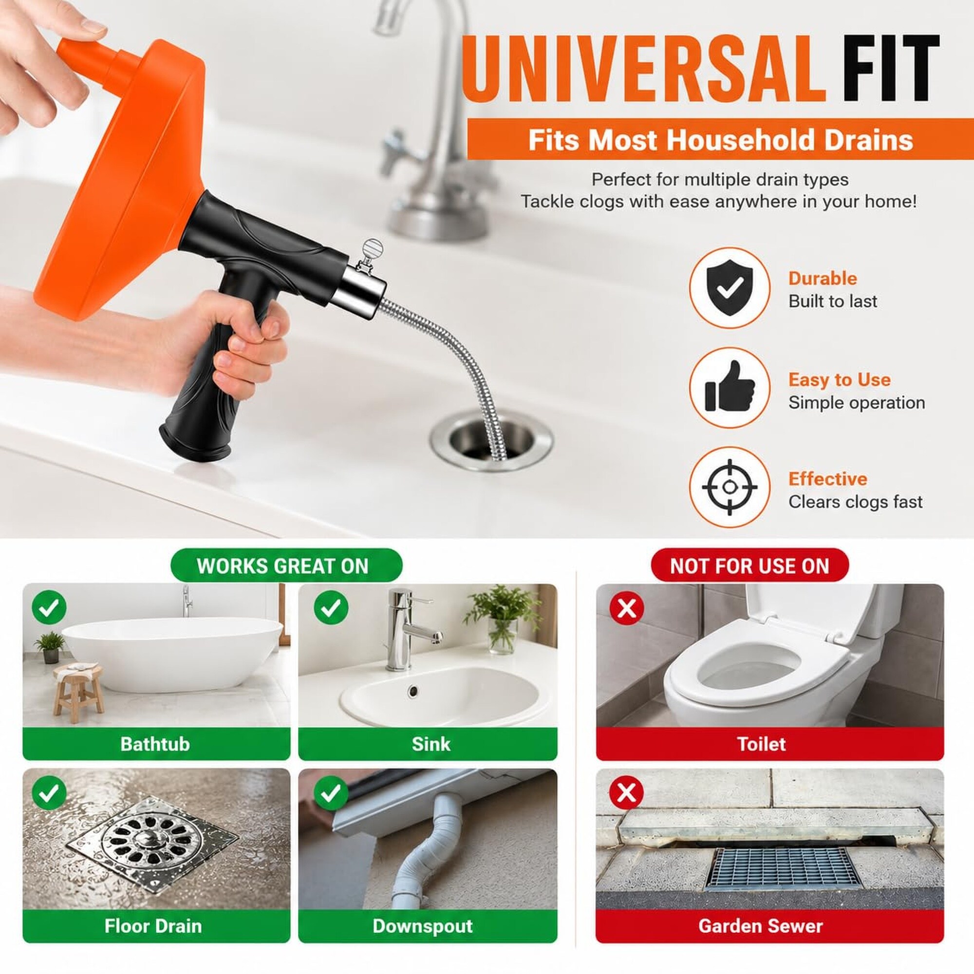 Numhew NHBEN405994 Drain-Cleaning-Tools - View #4