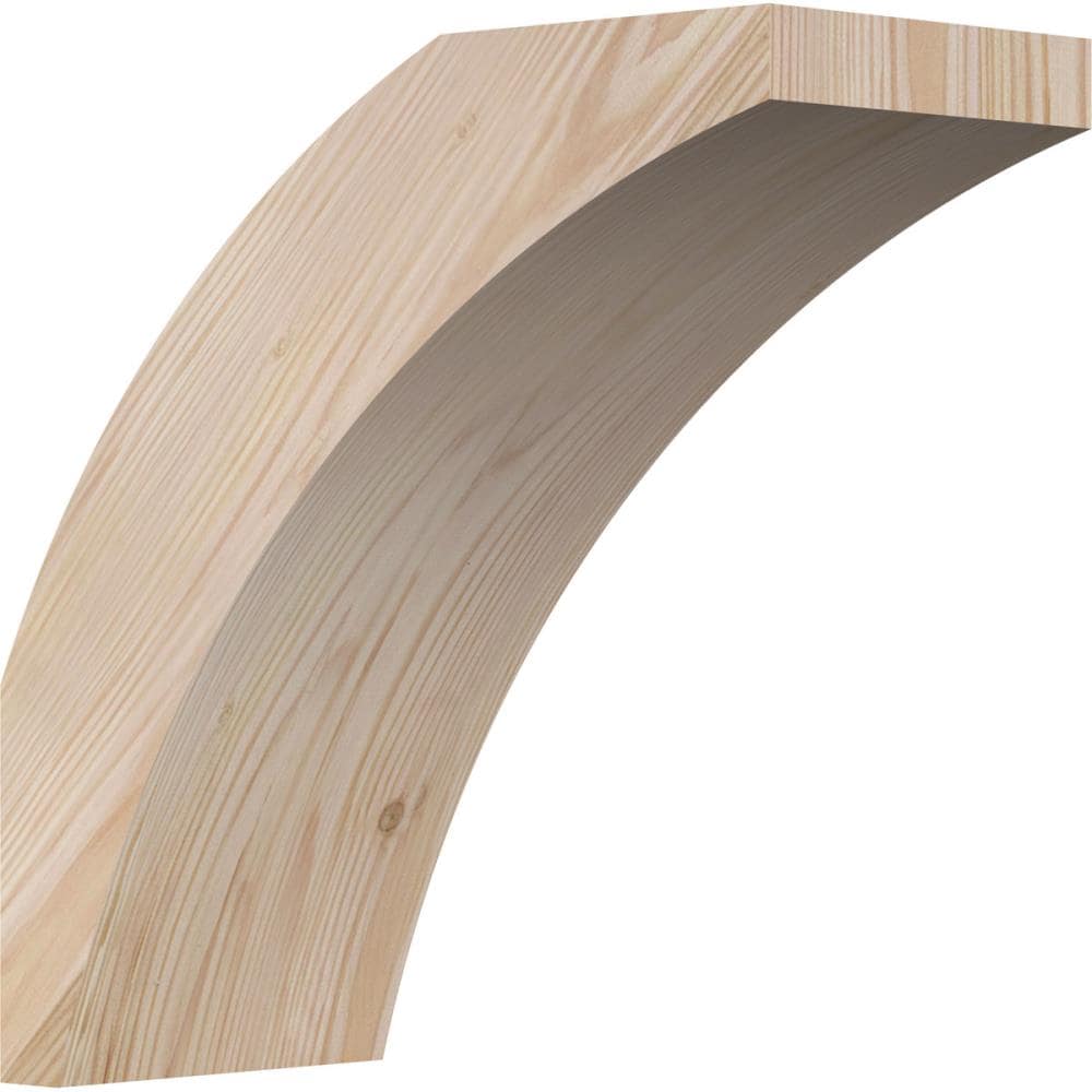 Ekena Millwork BRC06X12X12THR00SDF 5-1/2-in x 12-in x 12-in Douglas Fir Wood Thorton Smooth Knee Brace