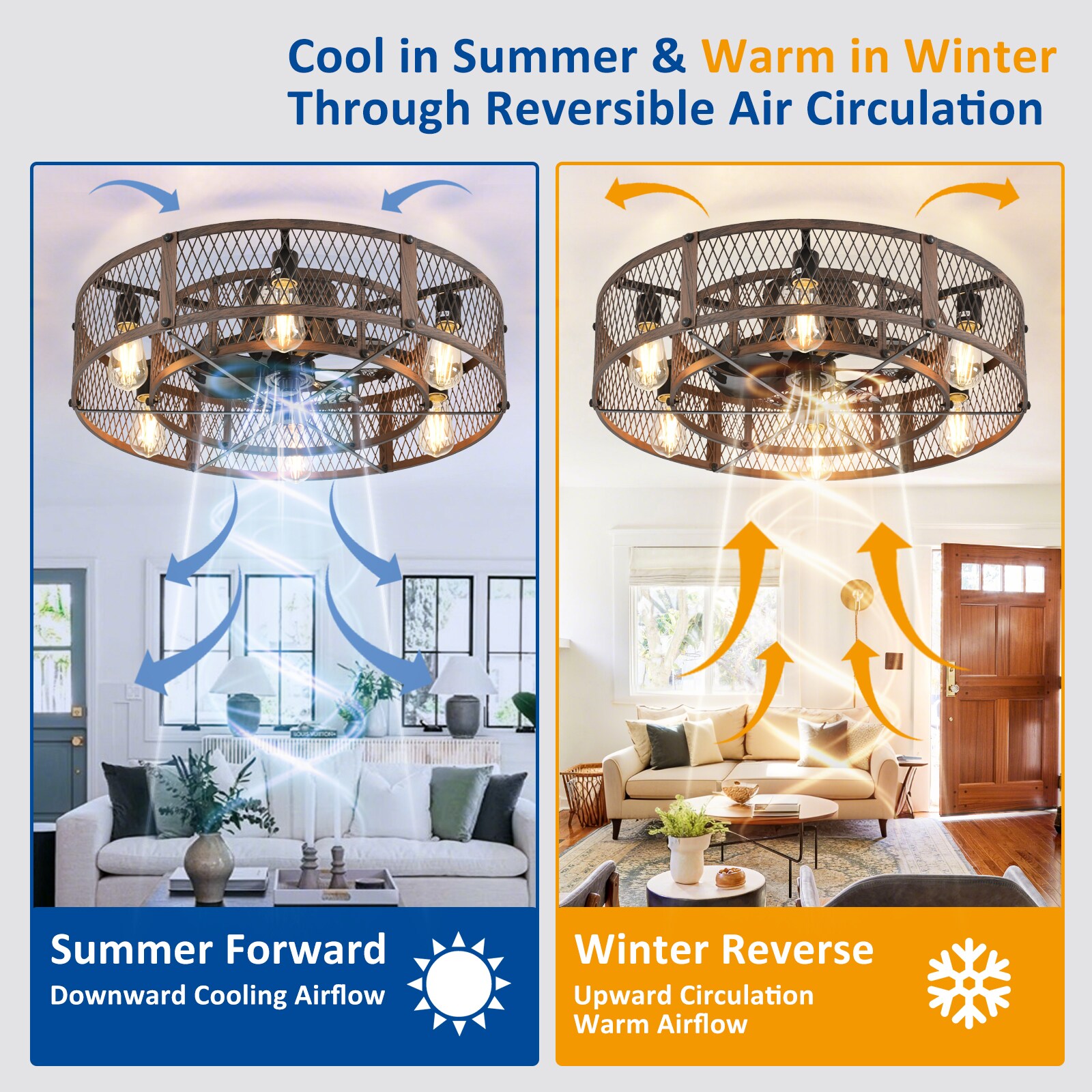 Dovanpaul 58-60BR-LW Ceiling-Fans - View #7