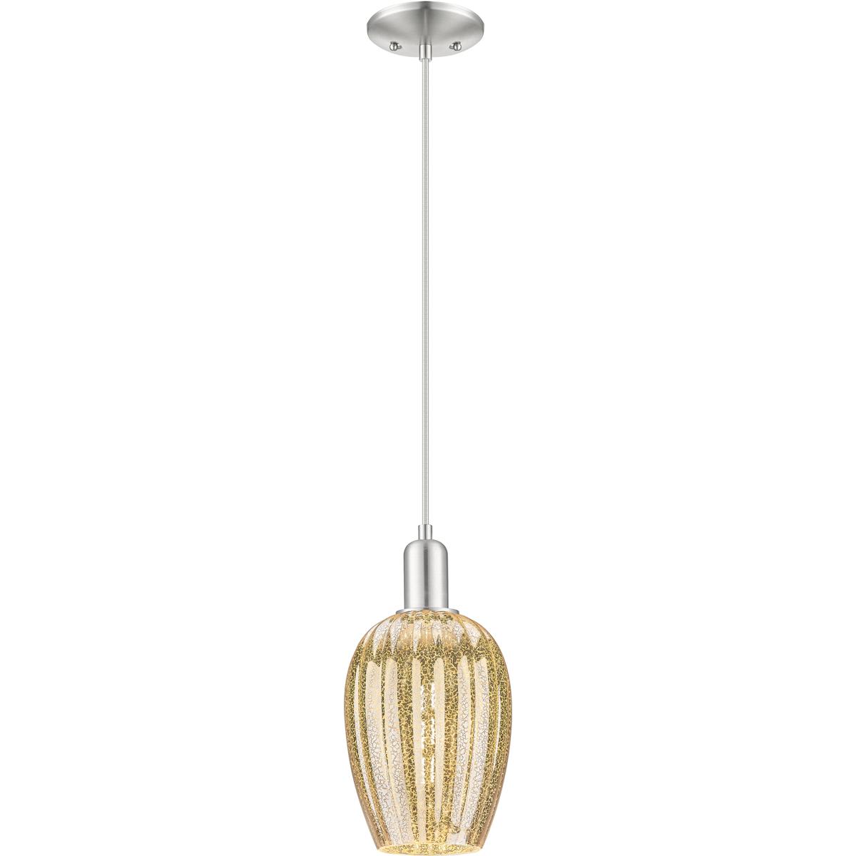  716-1P-SN-G457-6ME Preston Mini Pendant Brushed Satin Nickel