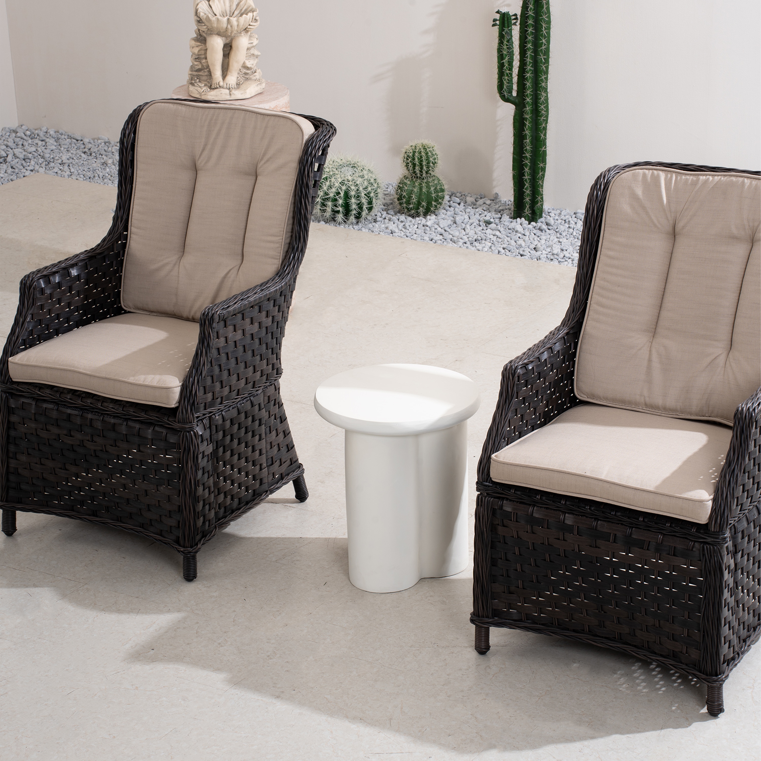 Direct Wicker DWT-010BR&154STCR Patio-Conversation-Sets - View #6