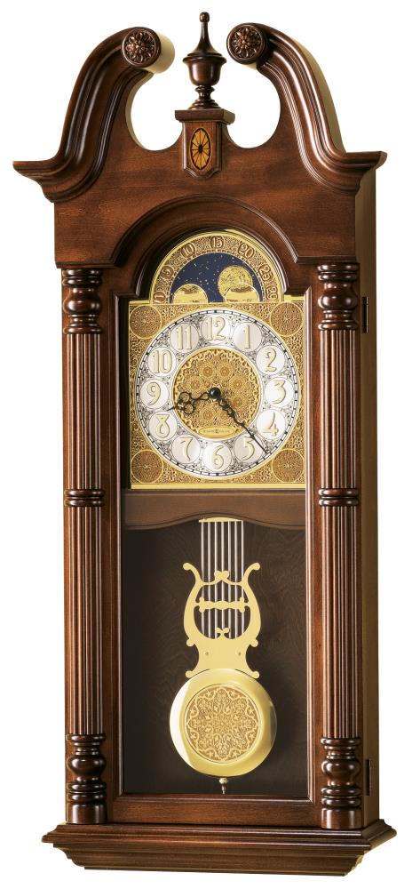 Howard Miller Maxwell Wall Clock 620226 - Windsor Cherry Wood ...