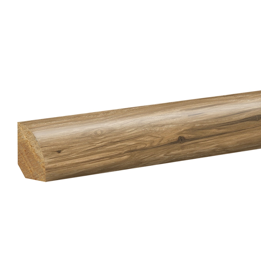 Project Source Millstone Pecan 3/4-in T x 3/4-in W x 78.7-in L Prefinished Laminate wood Quarter Round Floor Moulding Trim