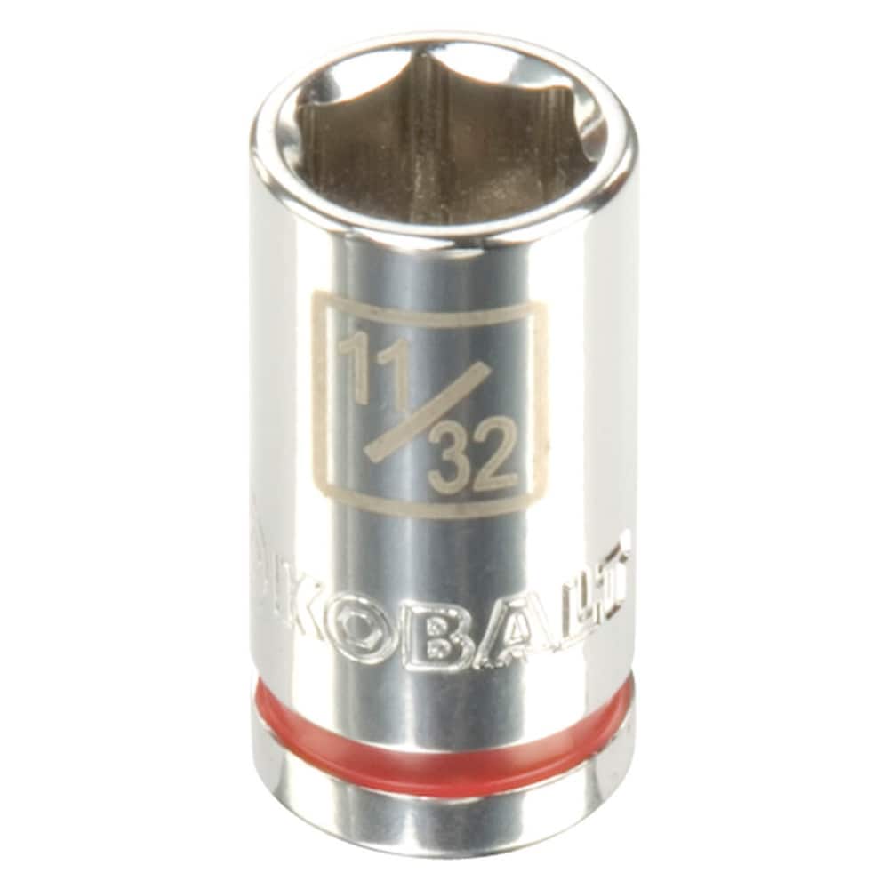 Kobalt 85486 1/4-in Drive Standard (SAE) 11/32-in Shallow Socket