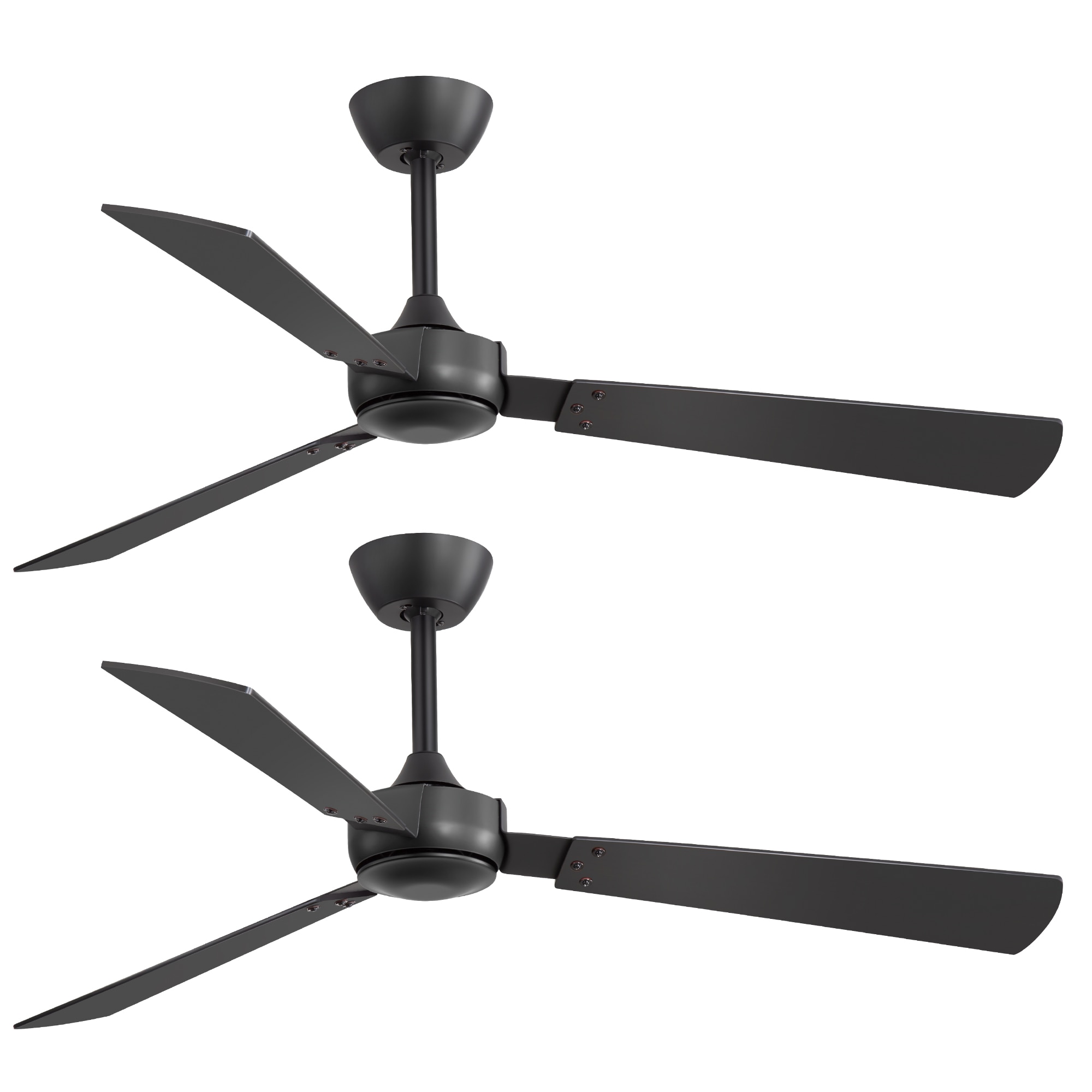 Breezary 35063-BK-NL-2PCS Ceiling-Fans - View #2