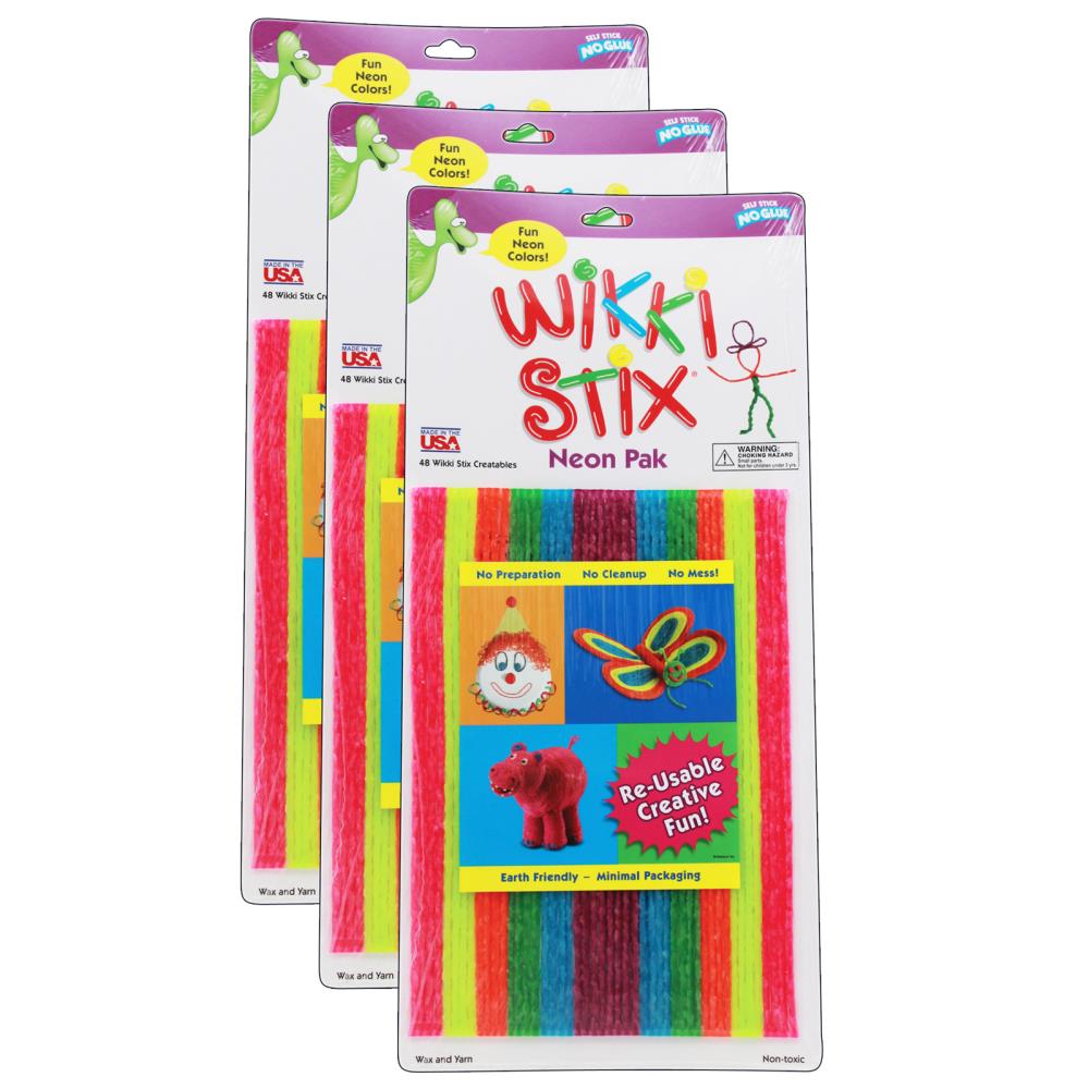 Wikki Stix Play Packs 6 Assorted 