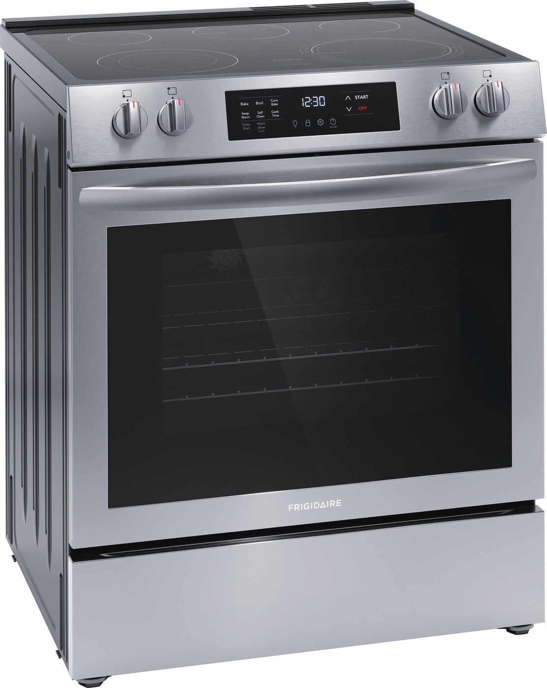 Bravo KITCHEN 24 in. 4-Element Electric Range with Broil, Pizza and  Convection in Stainless Steel BV241RE - The Home Depot