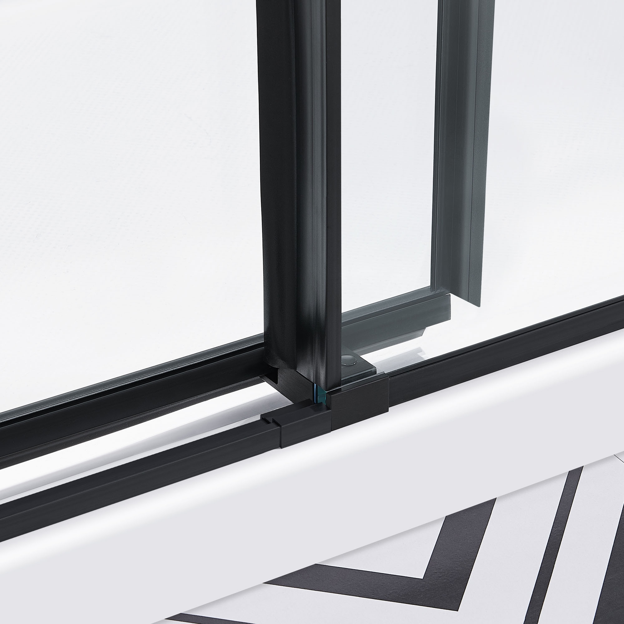 allen + roth BENNET-60GP-MB Shower-Doors - View #12