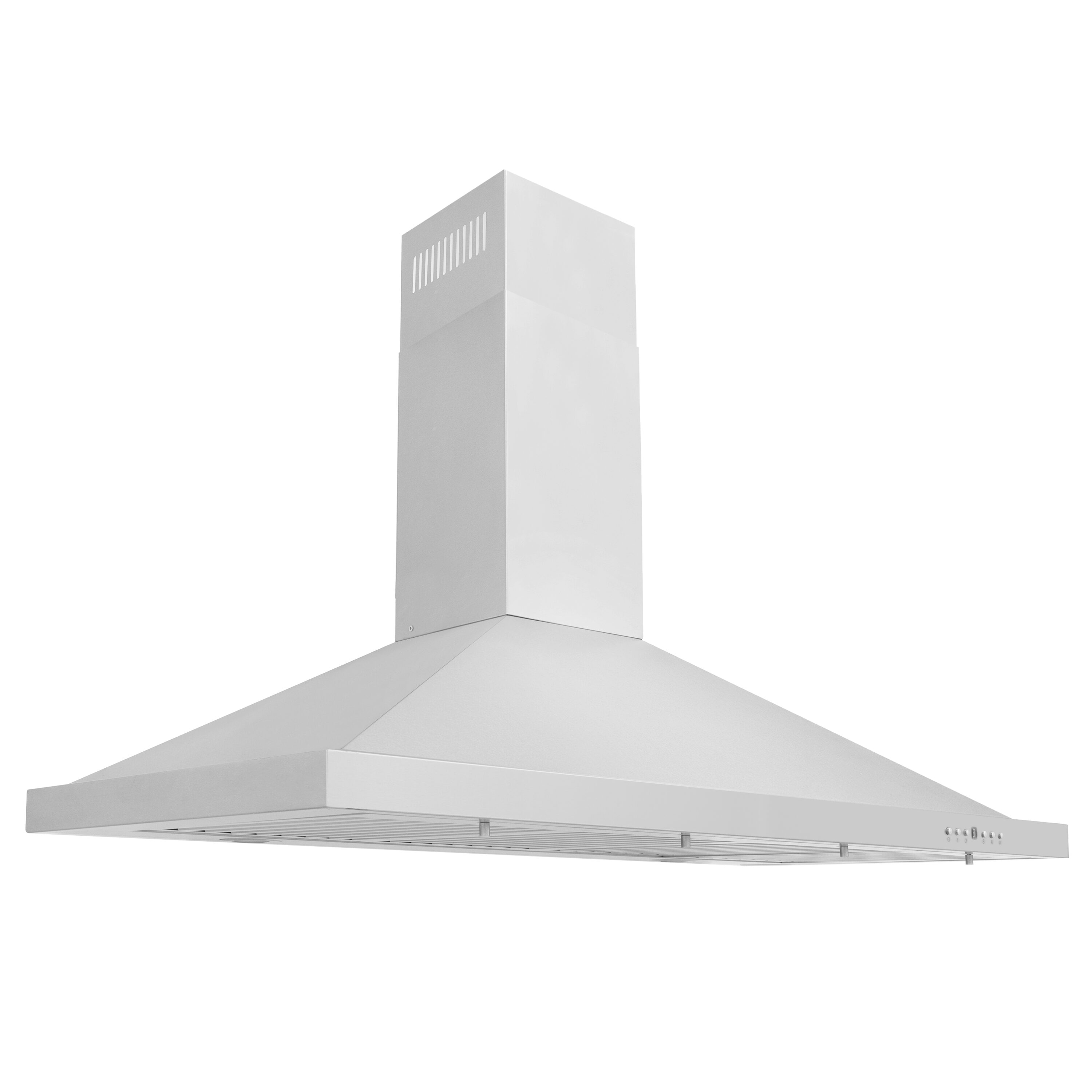 ZLINE KITCHEN & BATH KBCRN-48 48 inch Convertible 400-CFM Brushed 430 stainless steel Wall-Mounted Range Hood