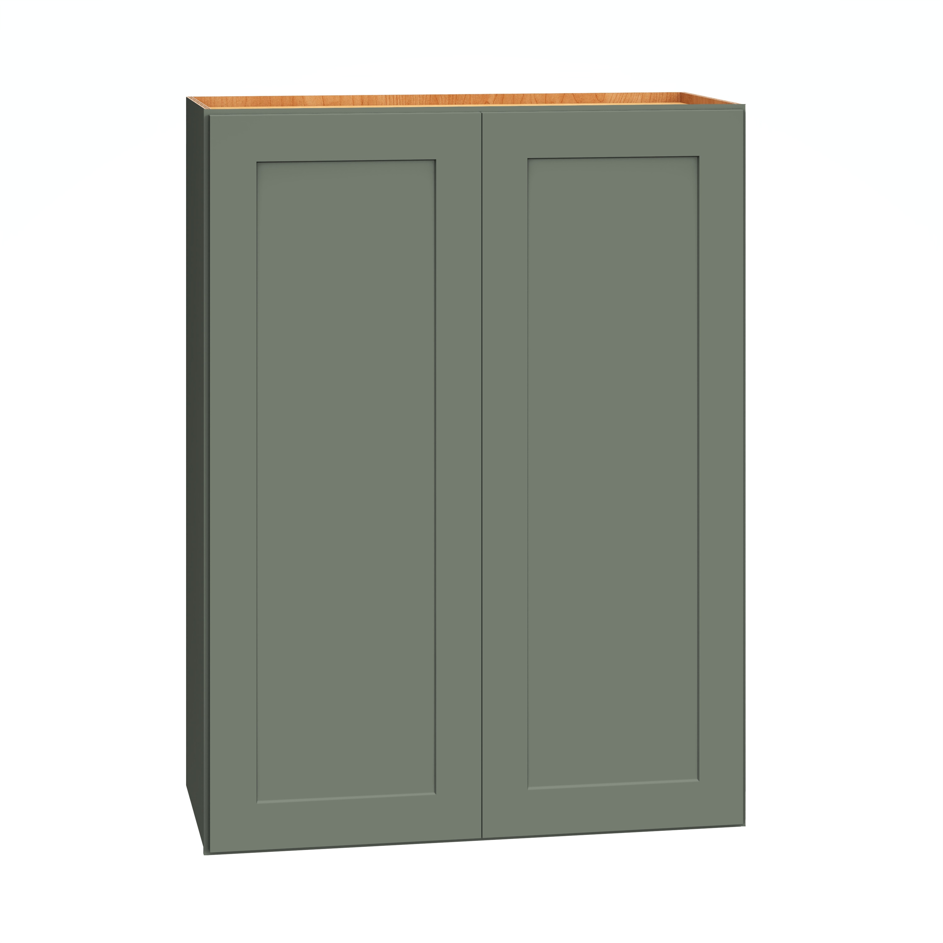 Diamond Express 61H-W2736 Jamestown 27-in W x 36-in H x 12-in D Retreat Green Wall Fully assembled Plywood Cabinet (Recessed Panel Shaker)