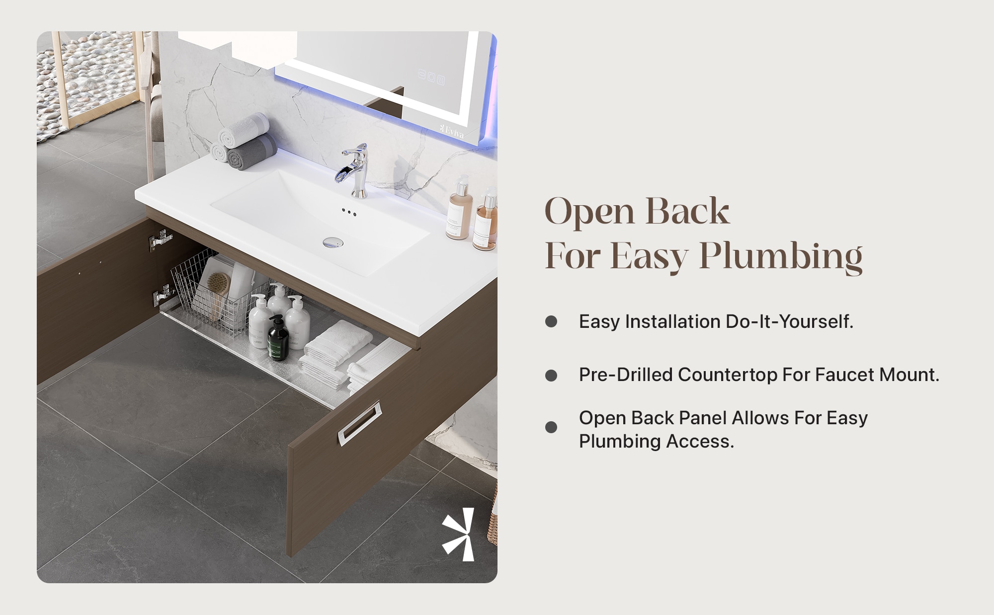 Eviva EVVN391-38WG-2DOOR Bath-Vanity-Combo - View #9