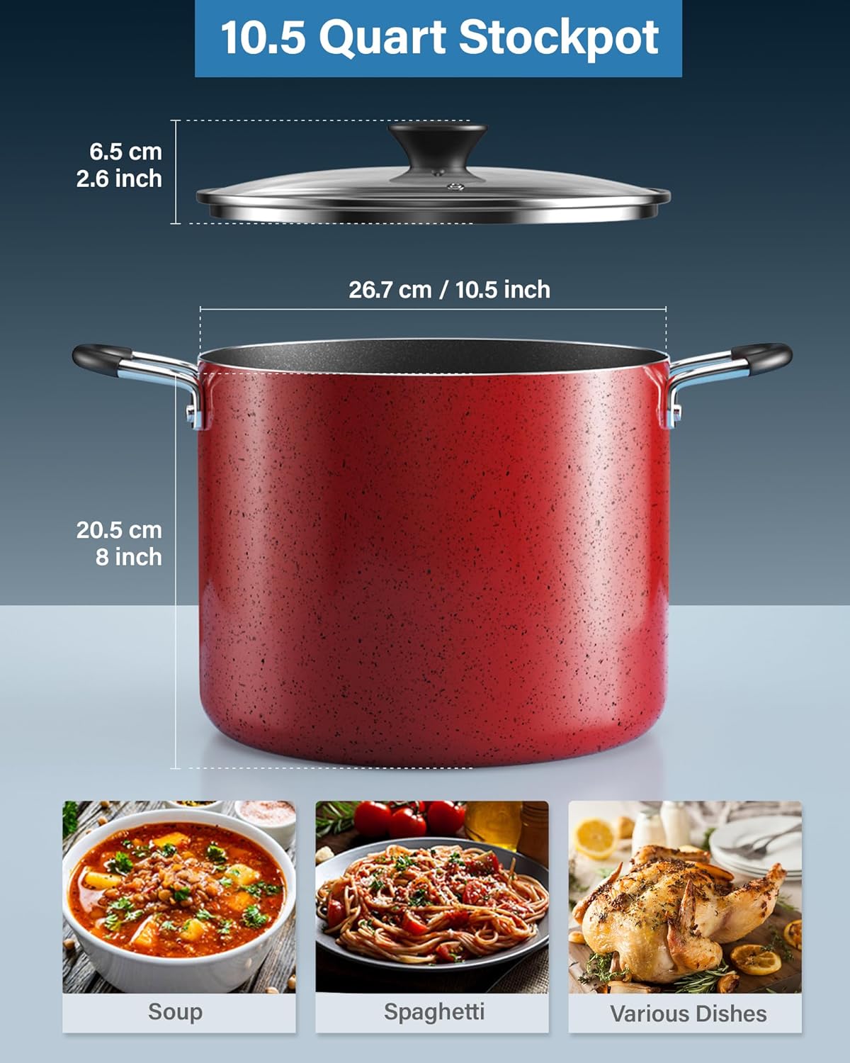 Cook N Home 02746 Stock-Pots - View #2