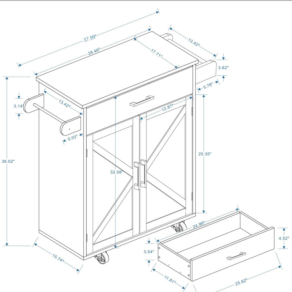 Streamdale Furniture W282108546 Kitchen-Furniture - View #14