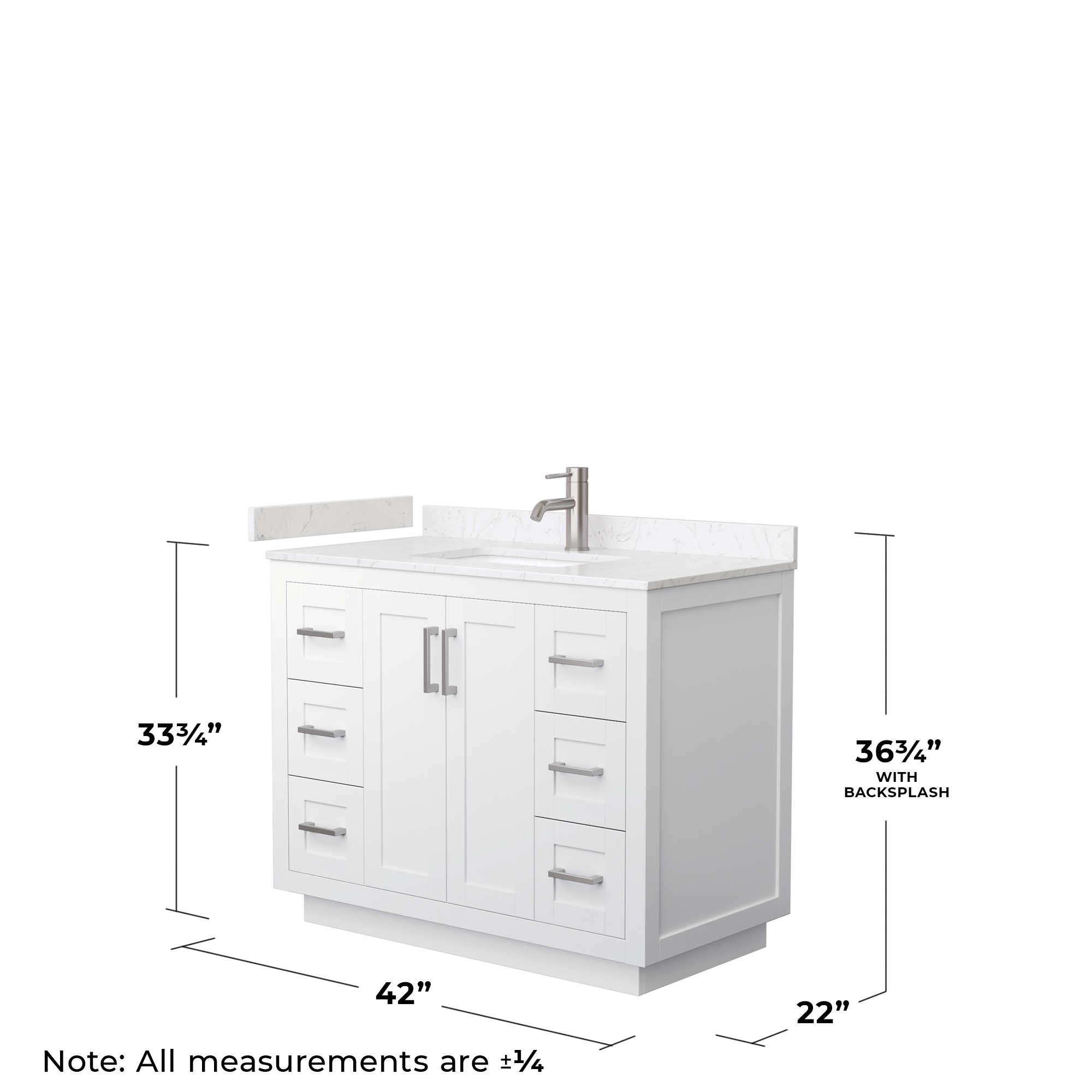 Wyndham Collection WCF292942SWHC2UNSMXX Bath-Vanity-Combo - View #5
