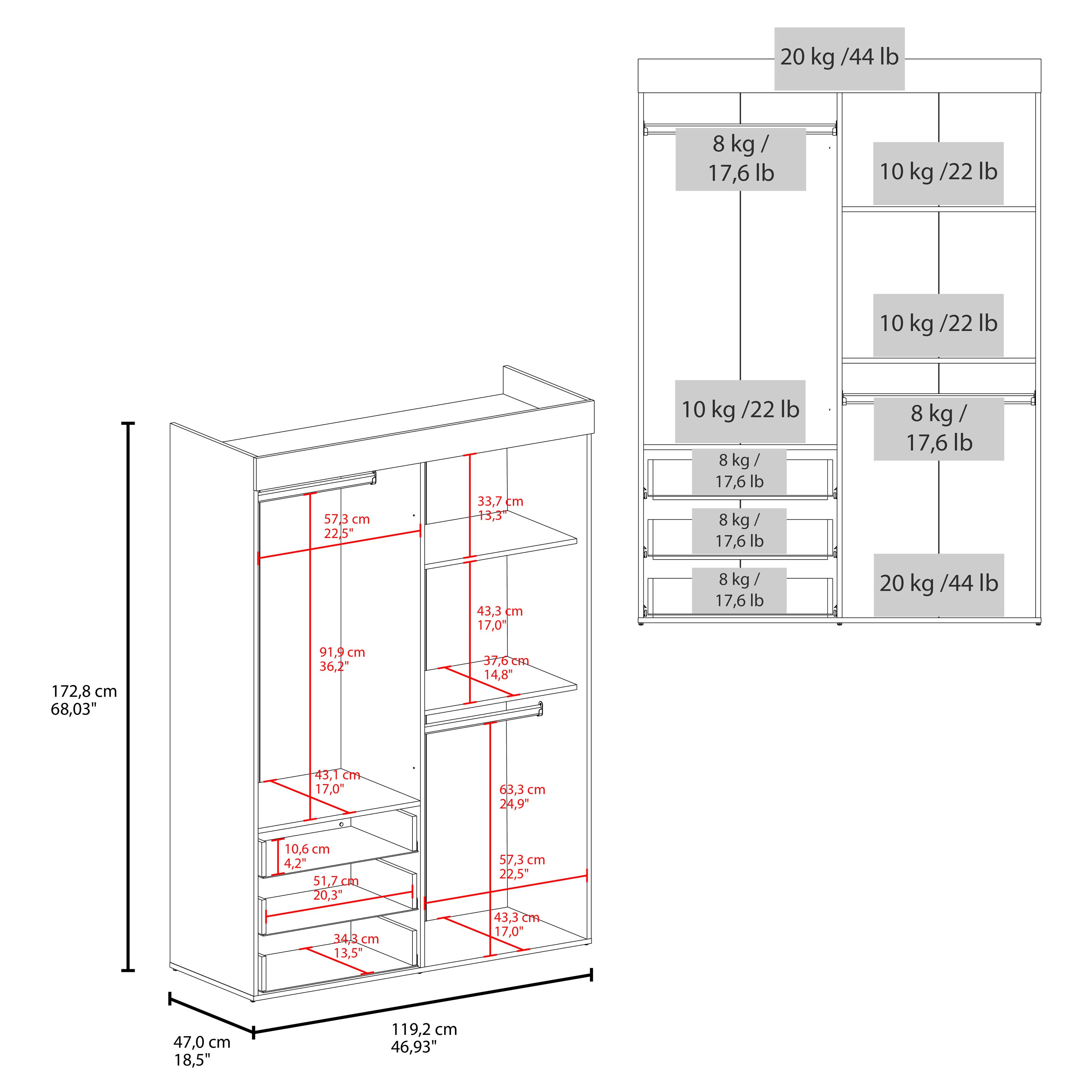 LOVMOR SF-X-B070S00365 Bifold-Sliding-Closet-Doors - View #5