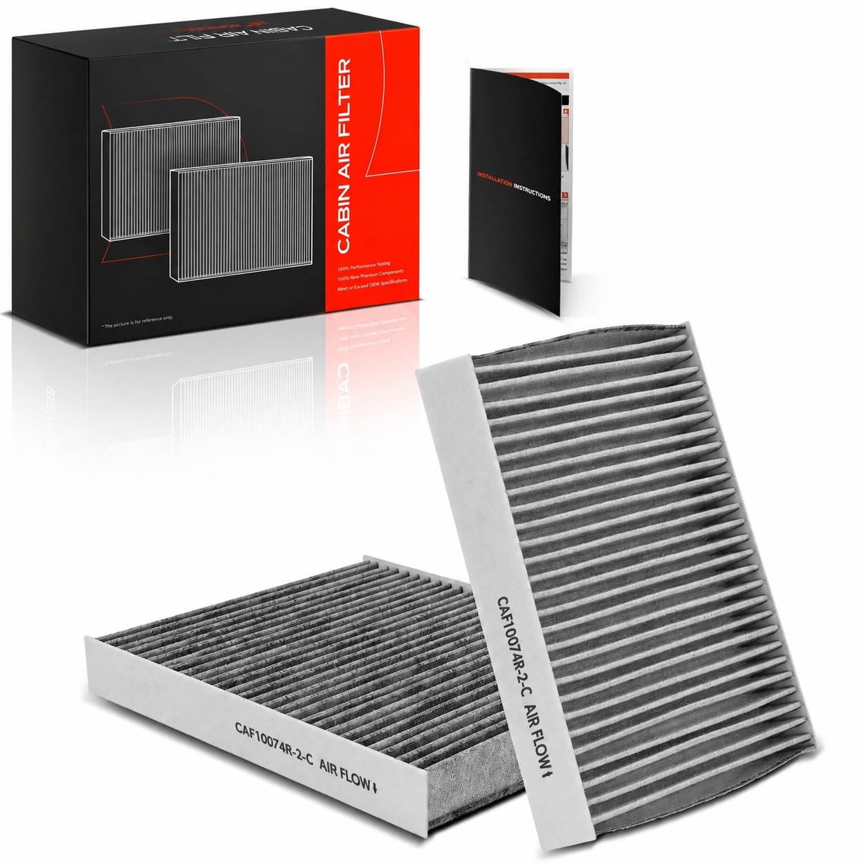 LILILIAN FMY  2 Pack Cabin Air Filter with Activated Carbon Compatible with Lexus GS200T GS350 GS450H IS200T IS250 IS300 IS350 IS500 RC200T RC300