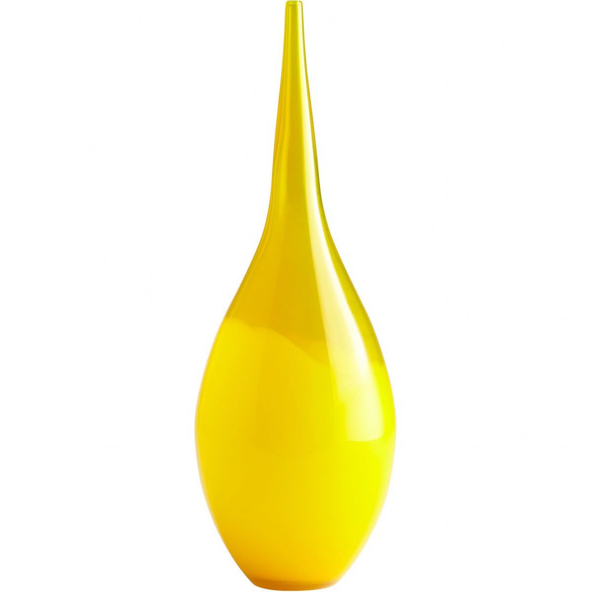 Cyan Design A-CYAN-4058 Yellow Glass Vase