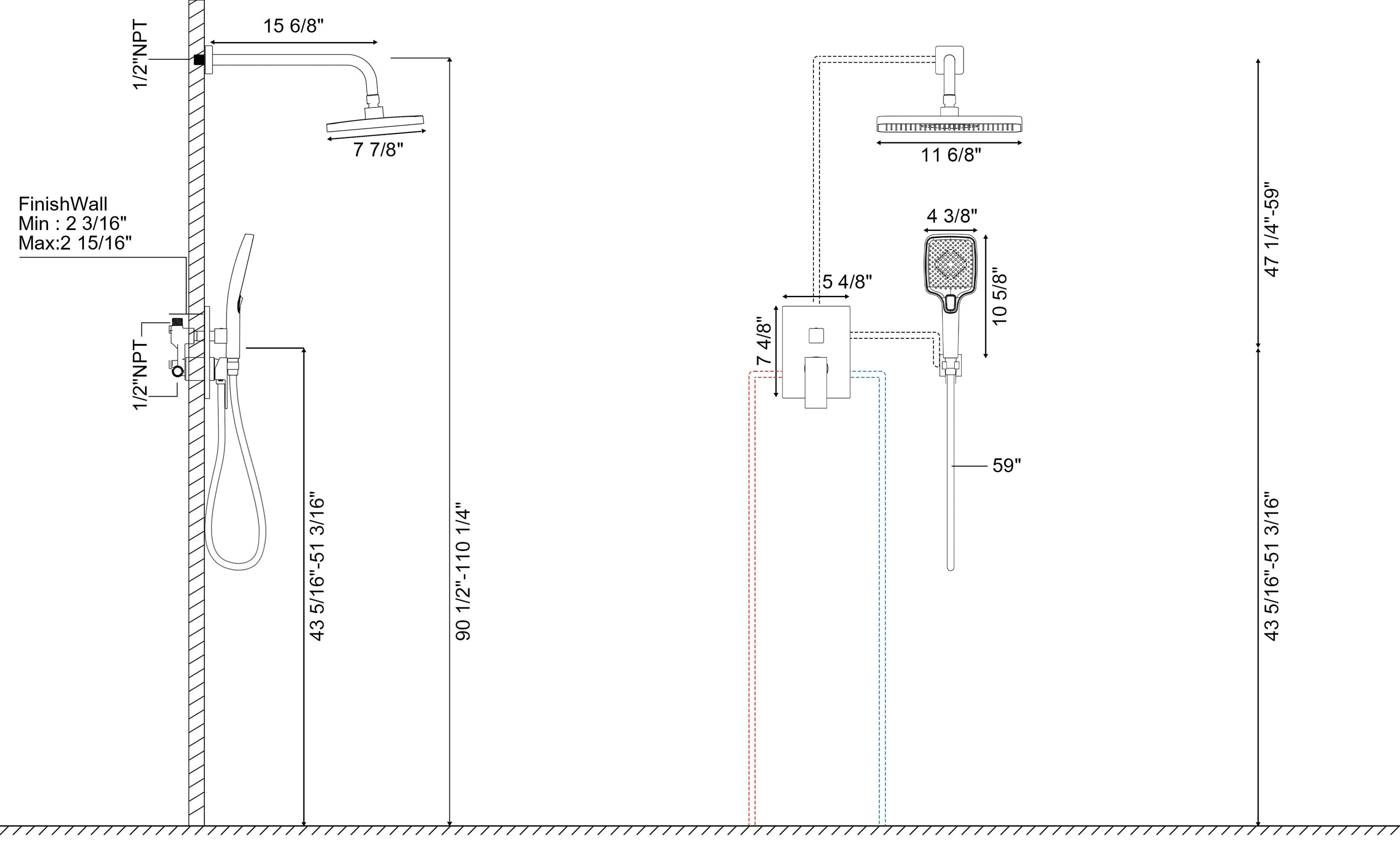 GRANDJOY TOBILI203ORB Tub-Shower-Faucets - View #9