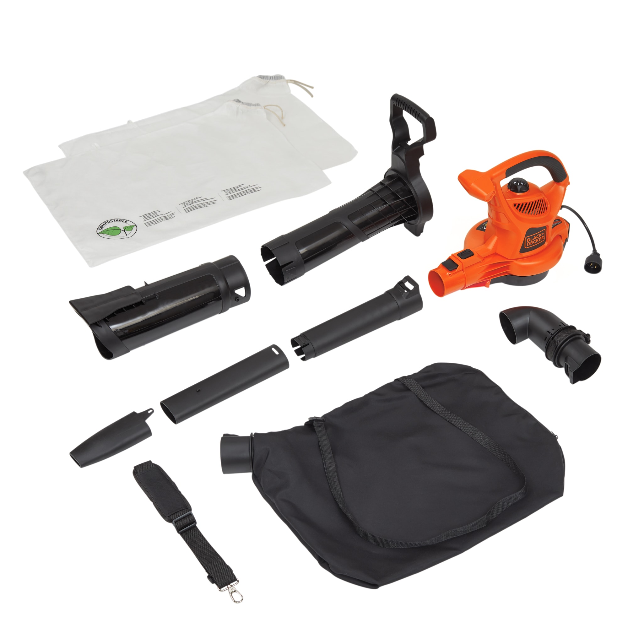 BLACK+DECKER 400-CFM 250-MPH Corded Electric Handheld Leaf Blower in the Leaf  Blowers department at