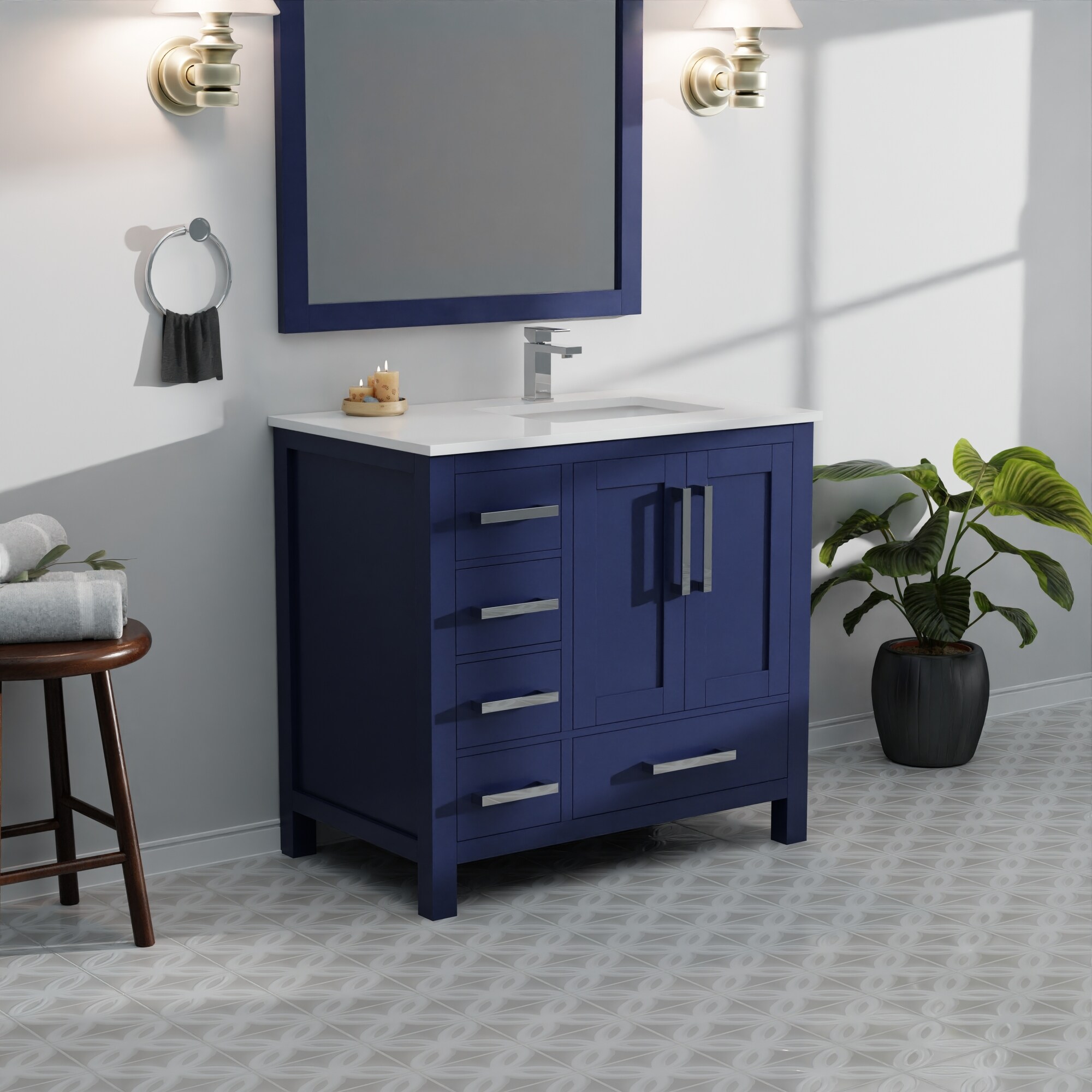 Lexora LVJ36SE311R Bath-Vanity-Combo - View #12