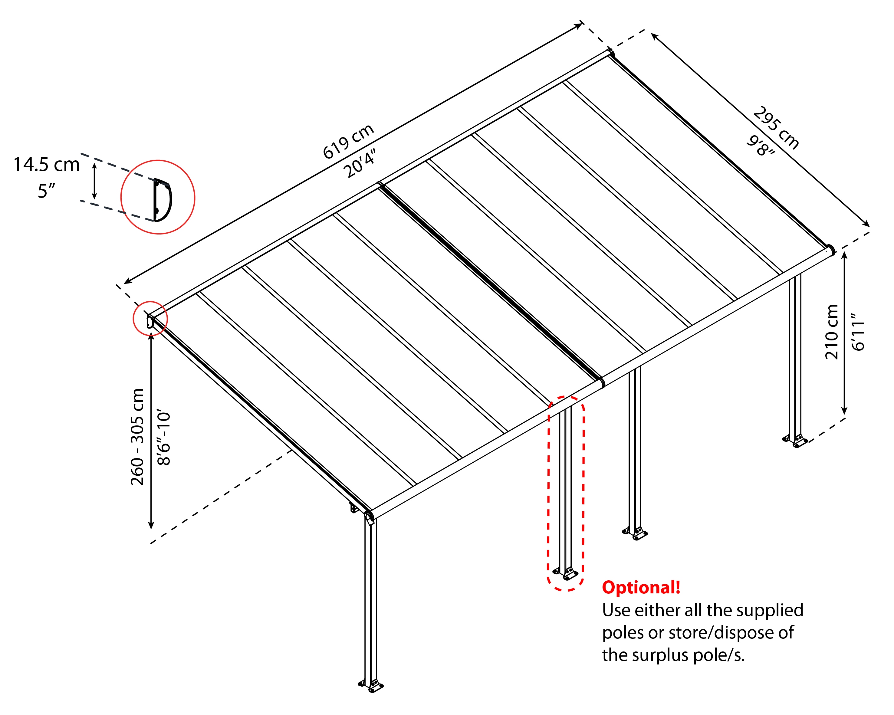 Canopia by Palram 704575 carports - View #3