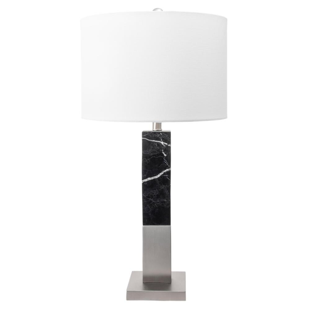 nuLOOM MLT19AA 28-in Black LED Table Lamp with Fabric Shade