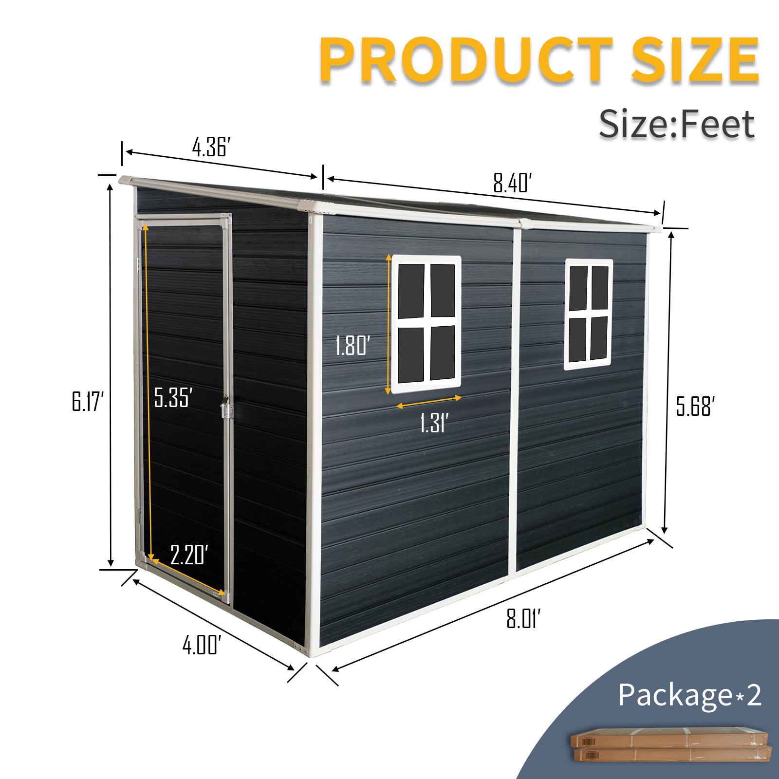 Bayfeve BF-54044-SD Vinyl-Resin-Storage-Buildings - View #7