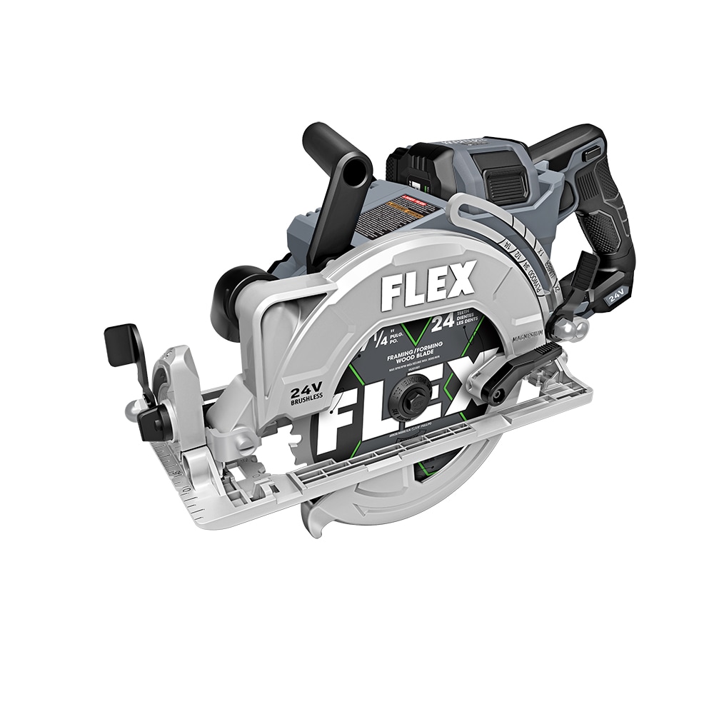 FLEX 24-volt 7-1/4-in Cordless Circular Saw Kit (1-Battery  Charger  Included) in the Circular Saws department at