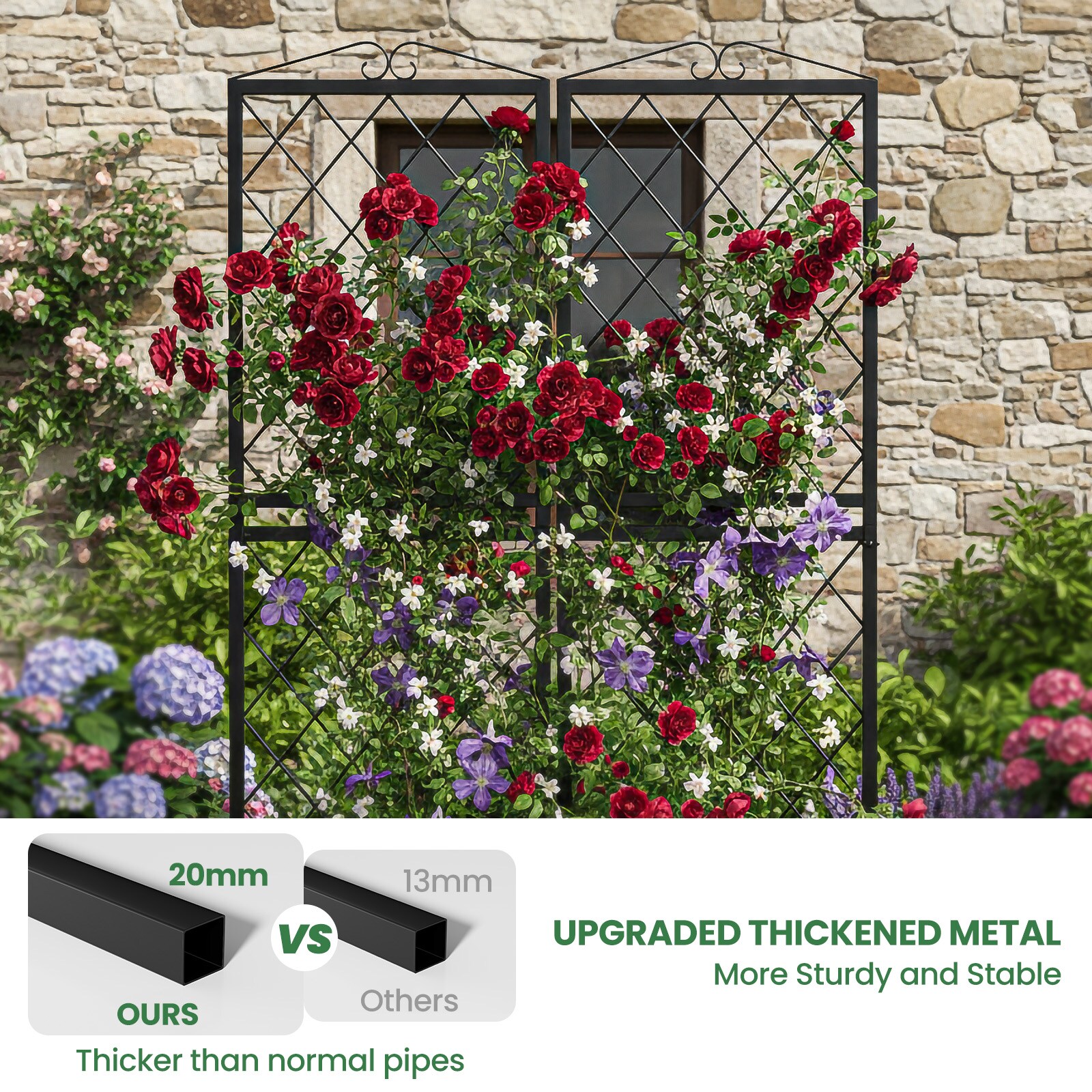 DOCRED MGT-2PCSLGBK-A1-LS02 Garden-Trellis - View #4