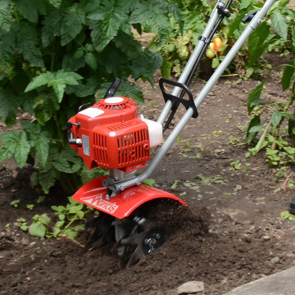 MANTIS Mini-Tiller/Cultivator 21-cc 9-in Front-Tine Forward-Rotating ...